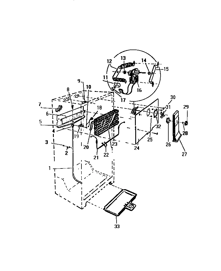 04 - EVAPORATOR, FAN ASSY.