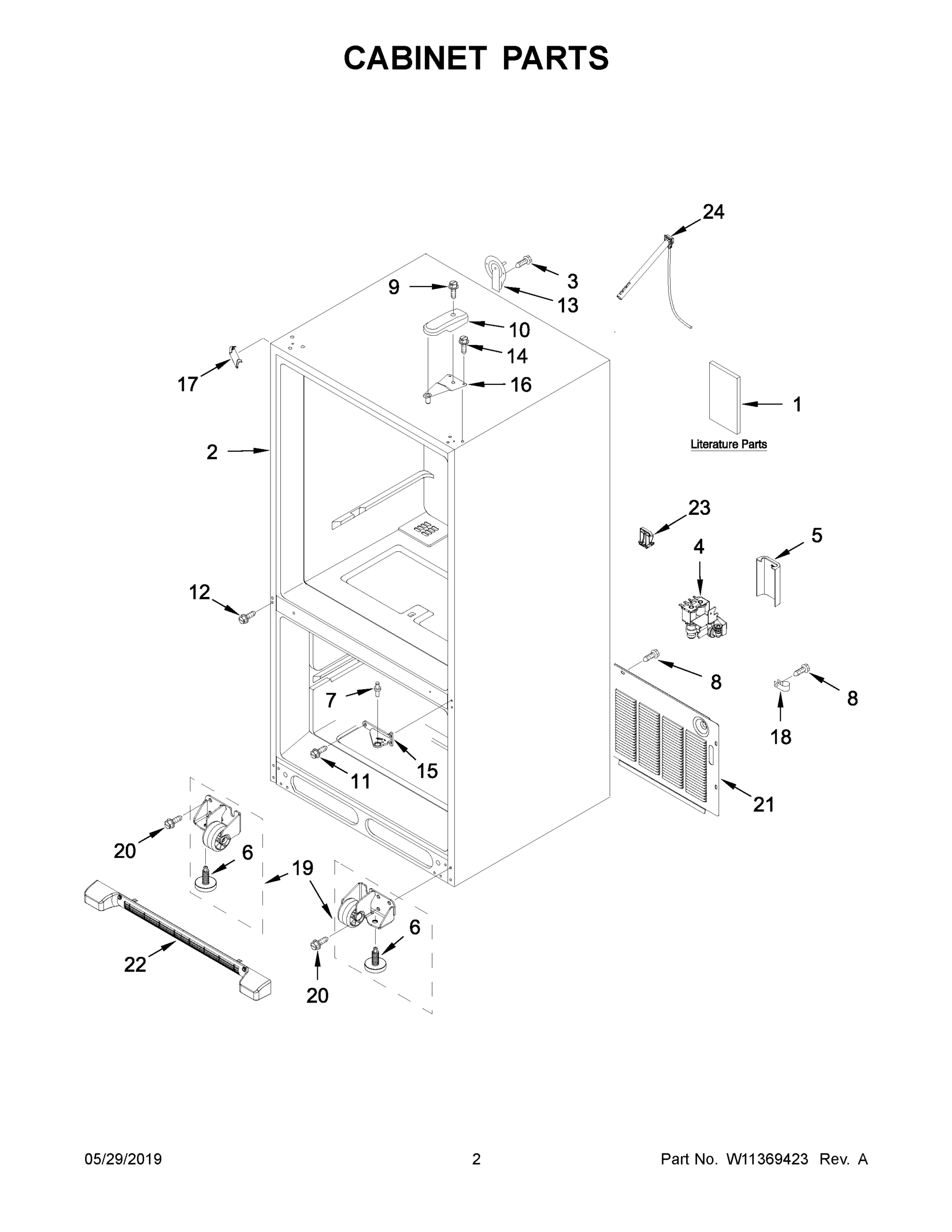 02 - CABINET PARTS