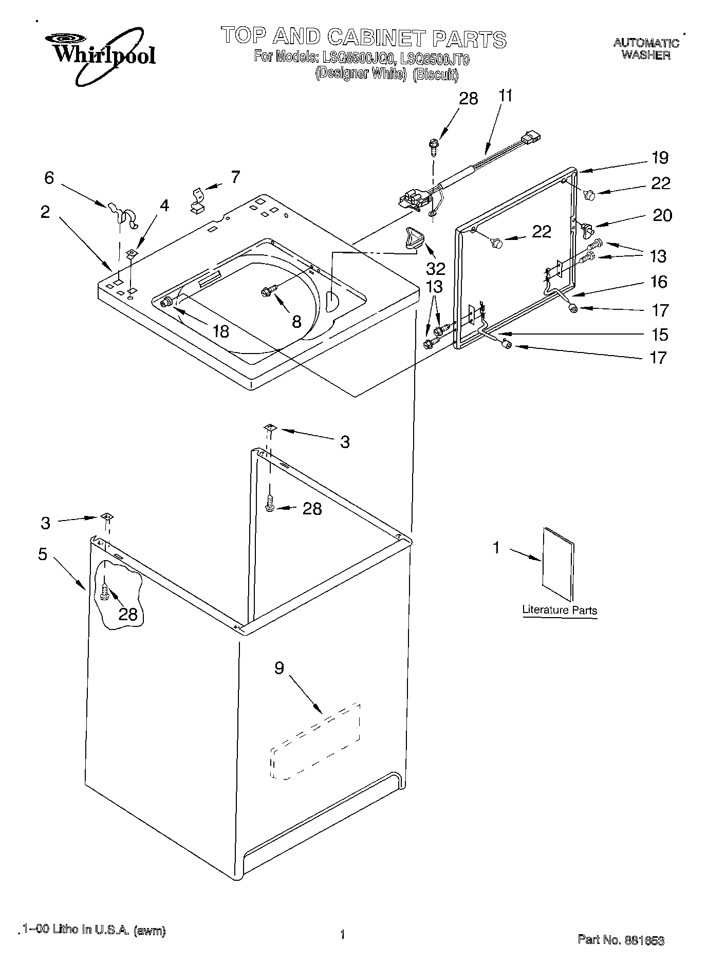 01 - TOP AND CABINET, LITERATURE