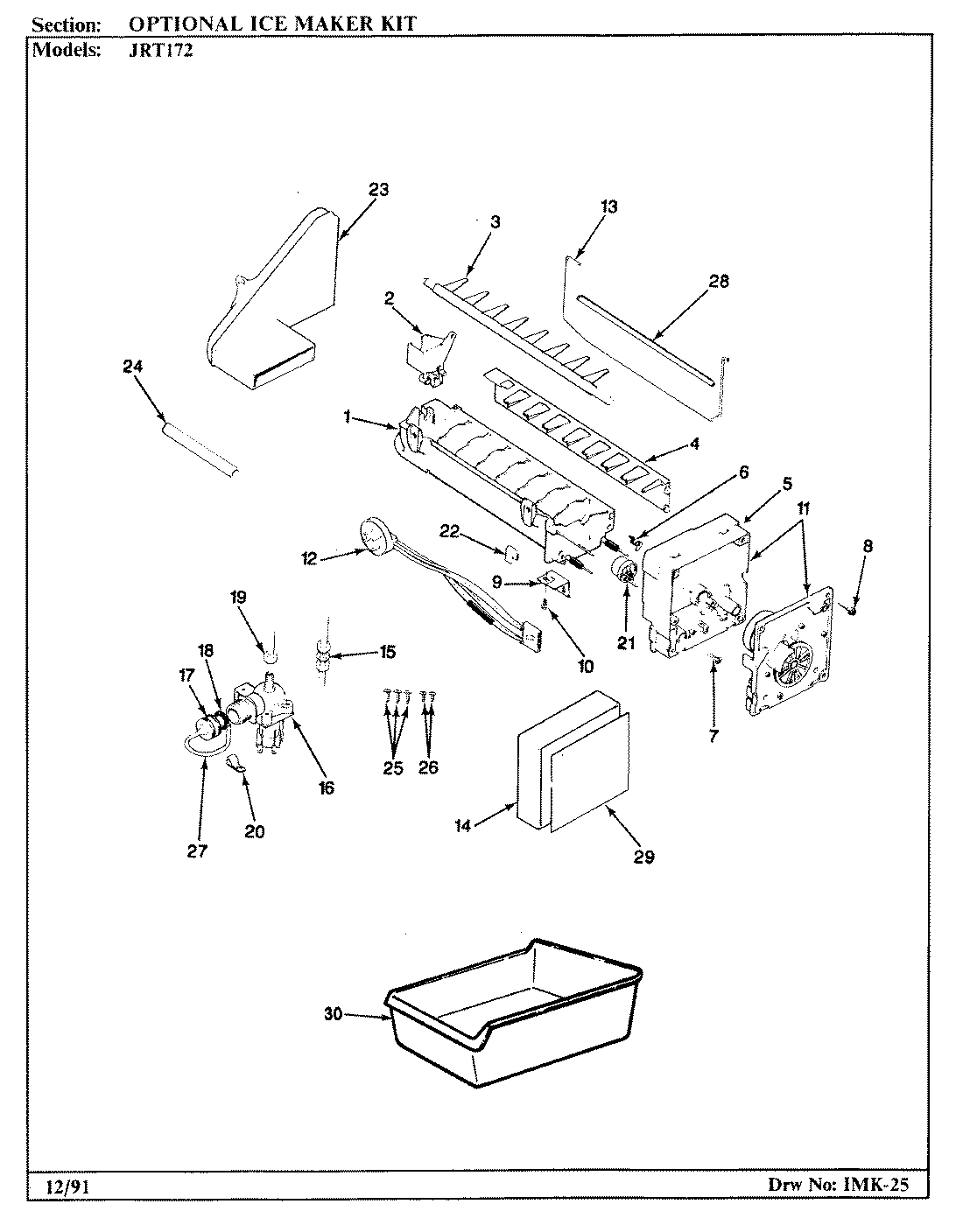 05 - OPTIONAL ICE MAKER KIT