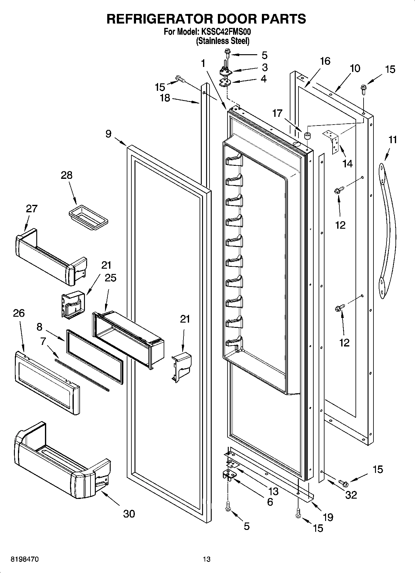 09 - REFRIGERATOR DOOR PARTS