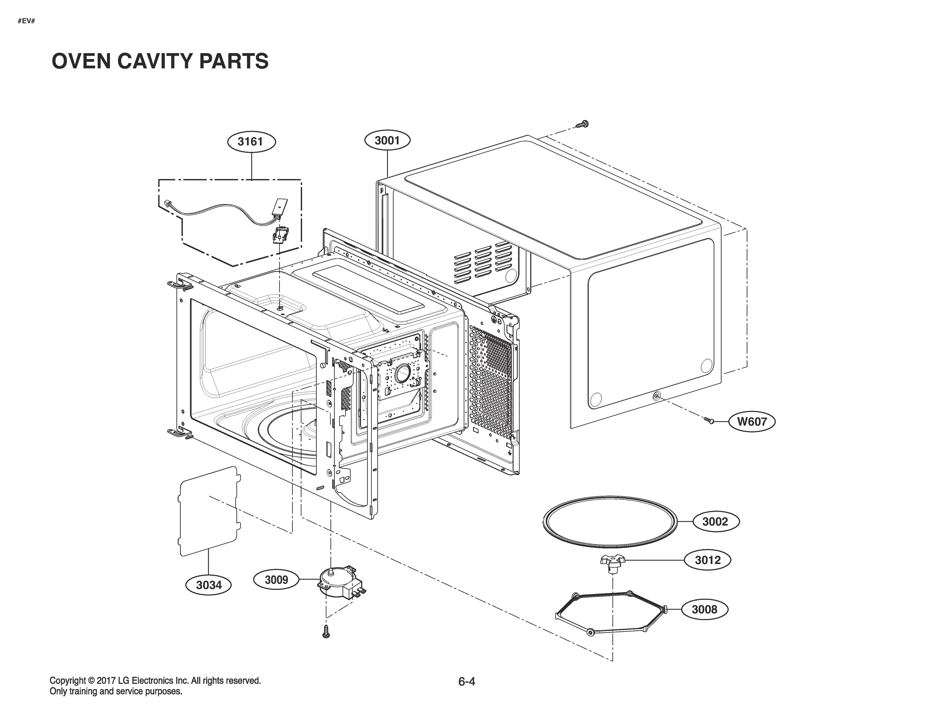 OVEN CAVITY PARTS
