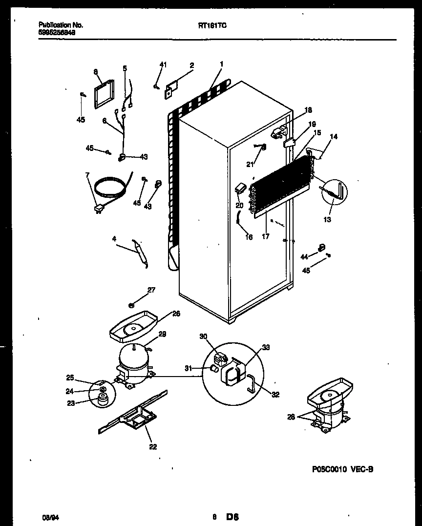 05 - SYSTEM AND AUTOMATIC DEFROST PARTS