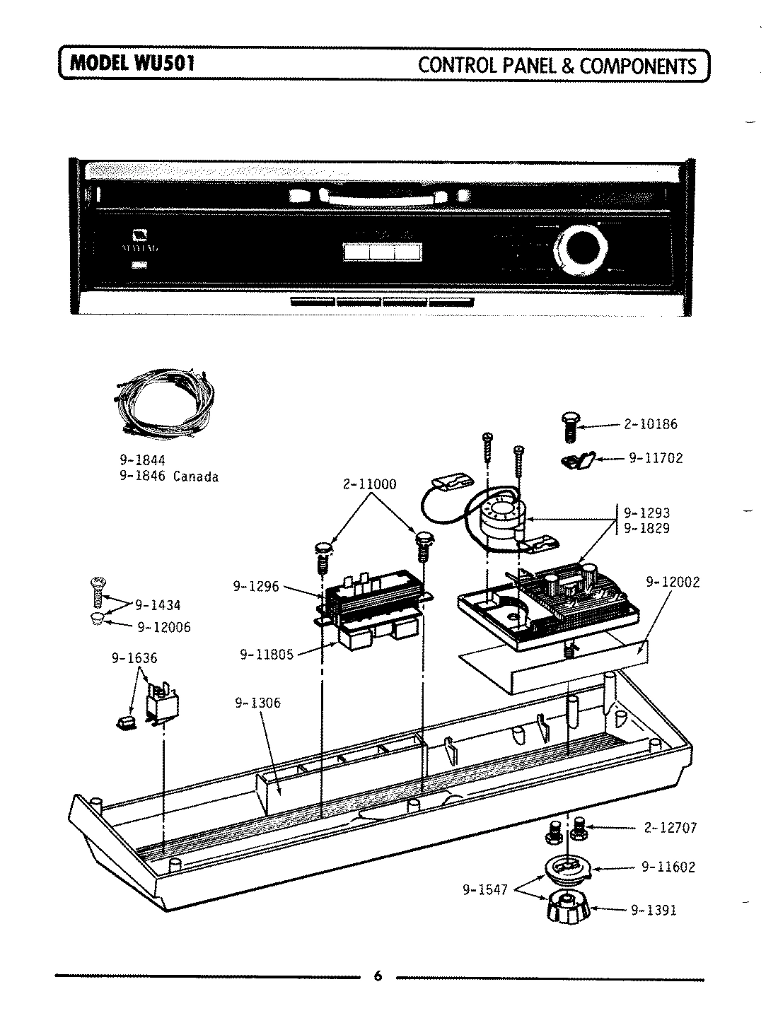 02 - CONTROL PANEL & COMPONENTS