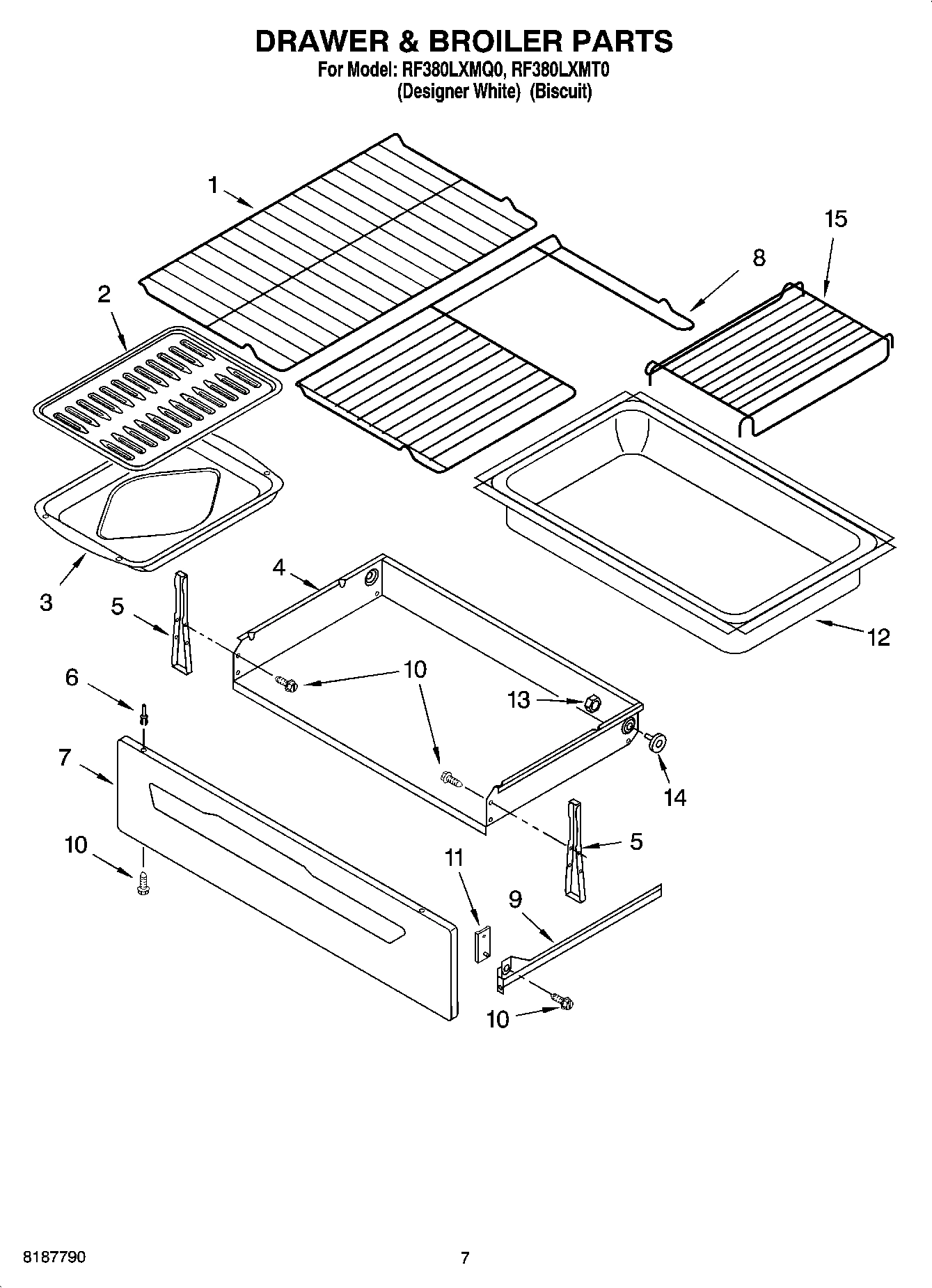 05 - DRAWER & BROILER PARTS, MISCELLANEOUS PARTS