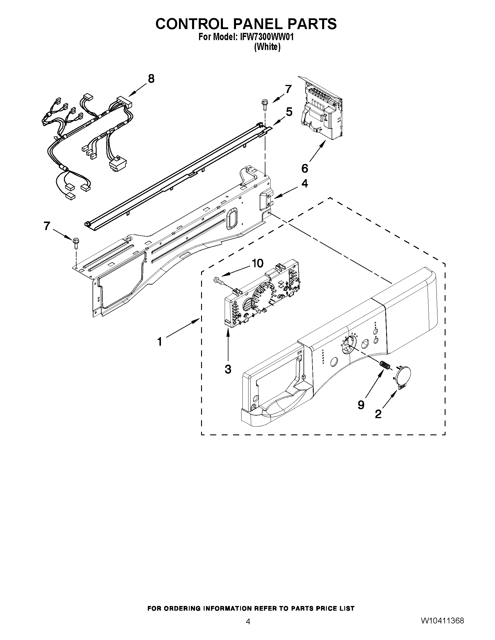 03 - CONTROL PANEL PARTS