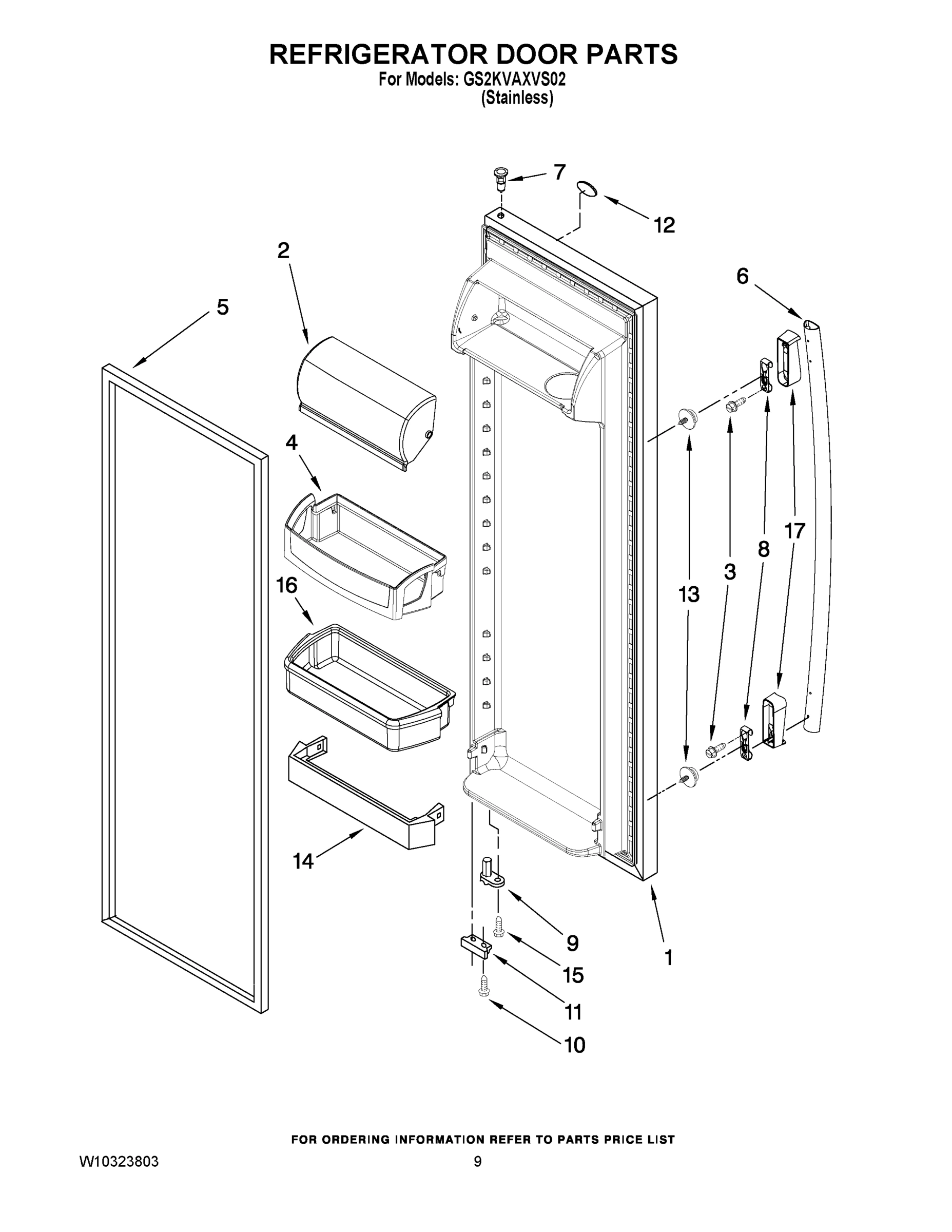 06 - REFRIGERATOR DOOR PARTS