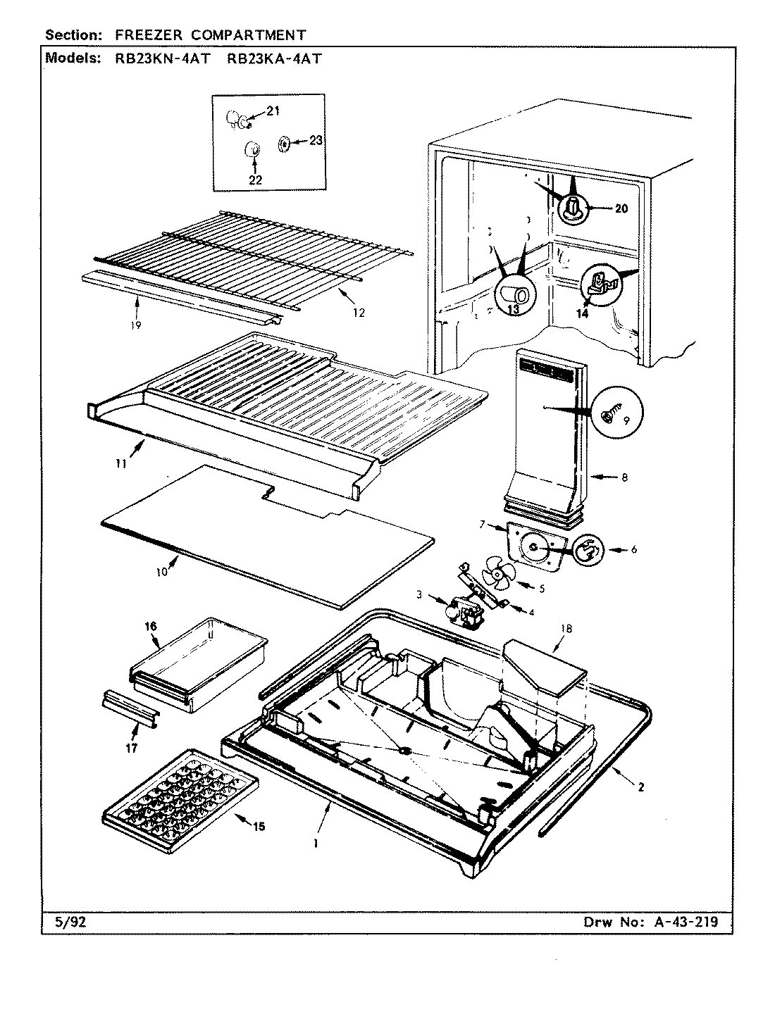 02 - FREEZER COMPARTMENT