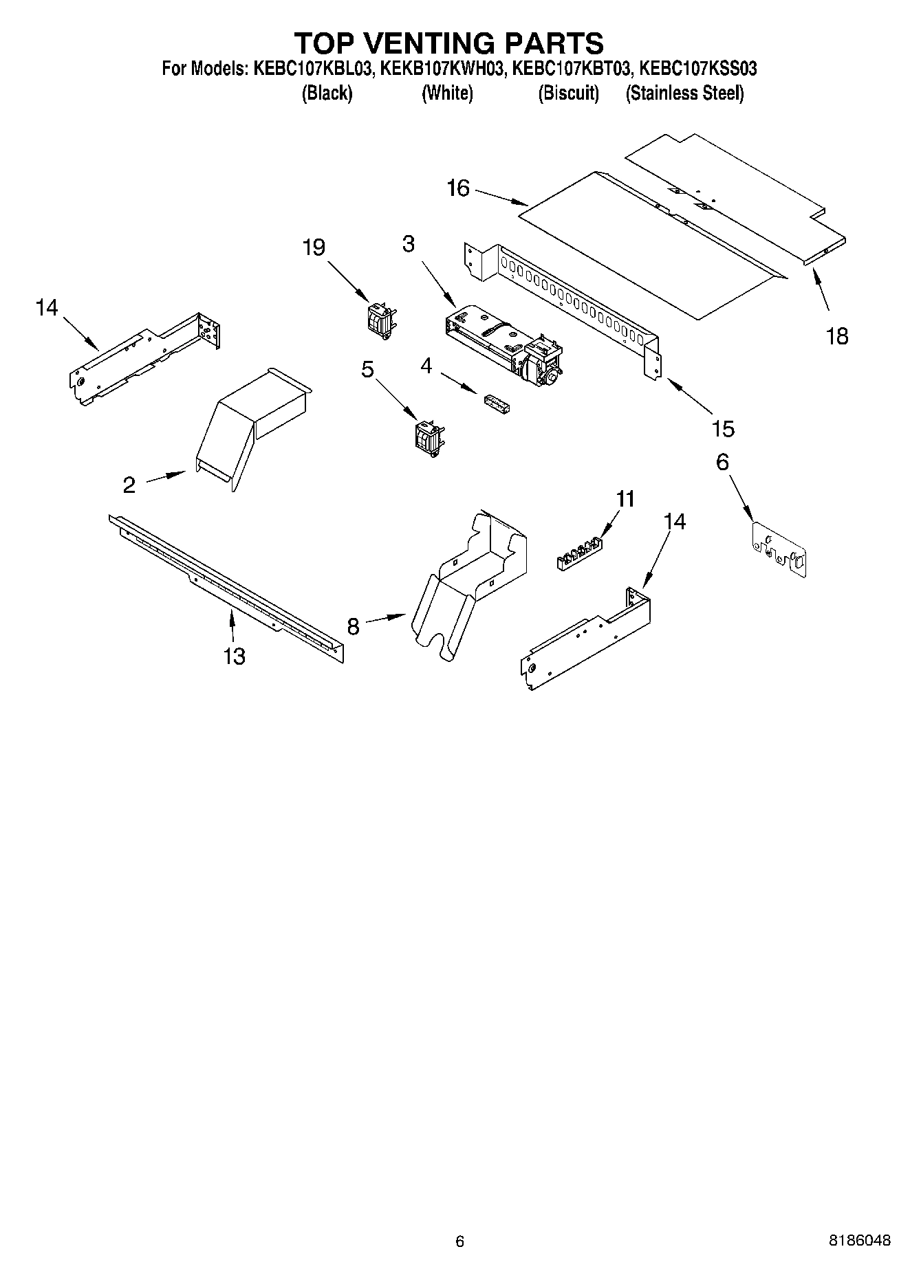 05 - TOP VENTING PARTS, OPTIONAL PARTS