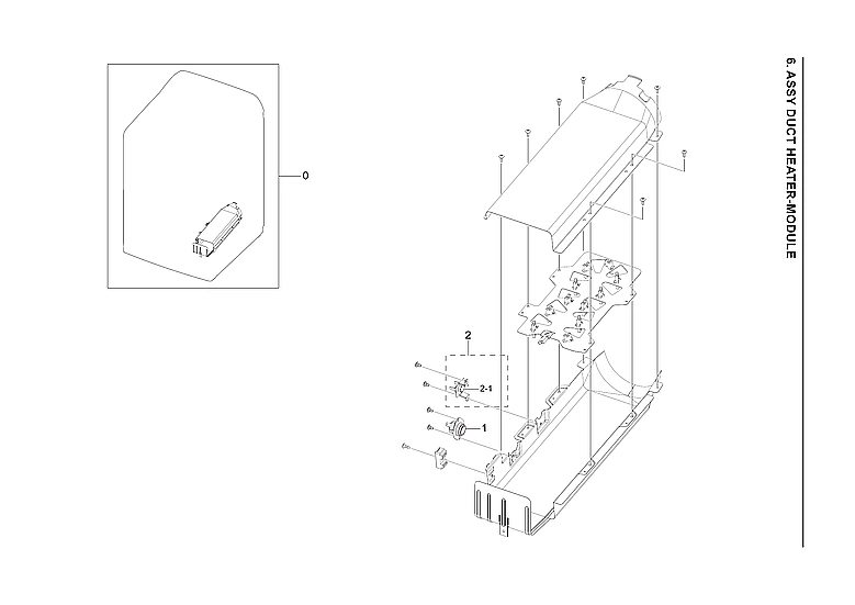 Heater Duct-Module Assembly