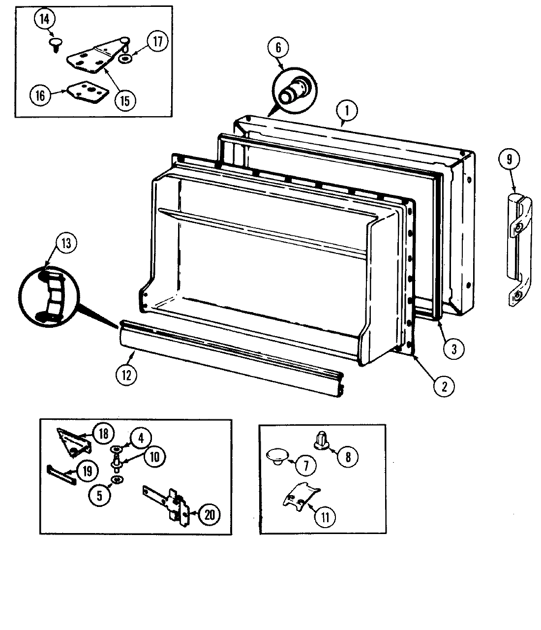 02 - FREEZER DOOR