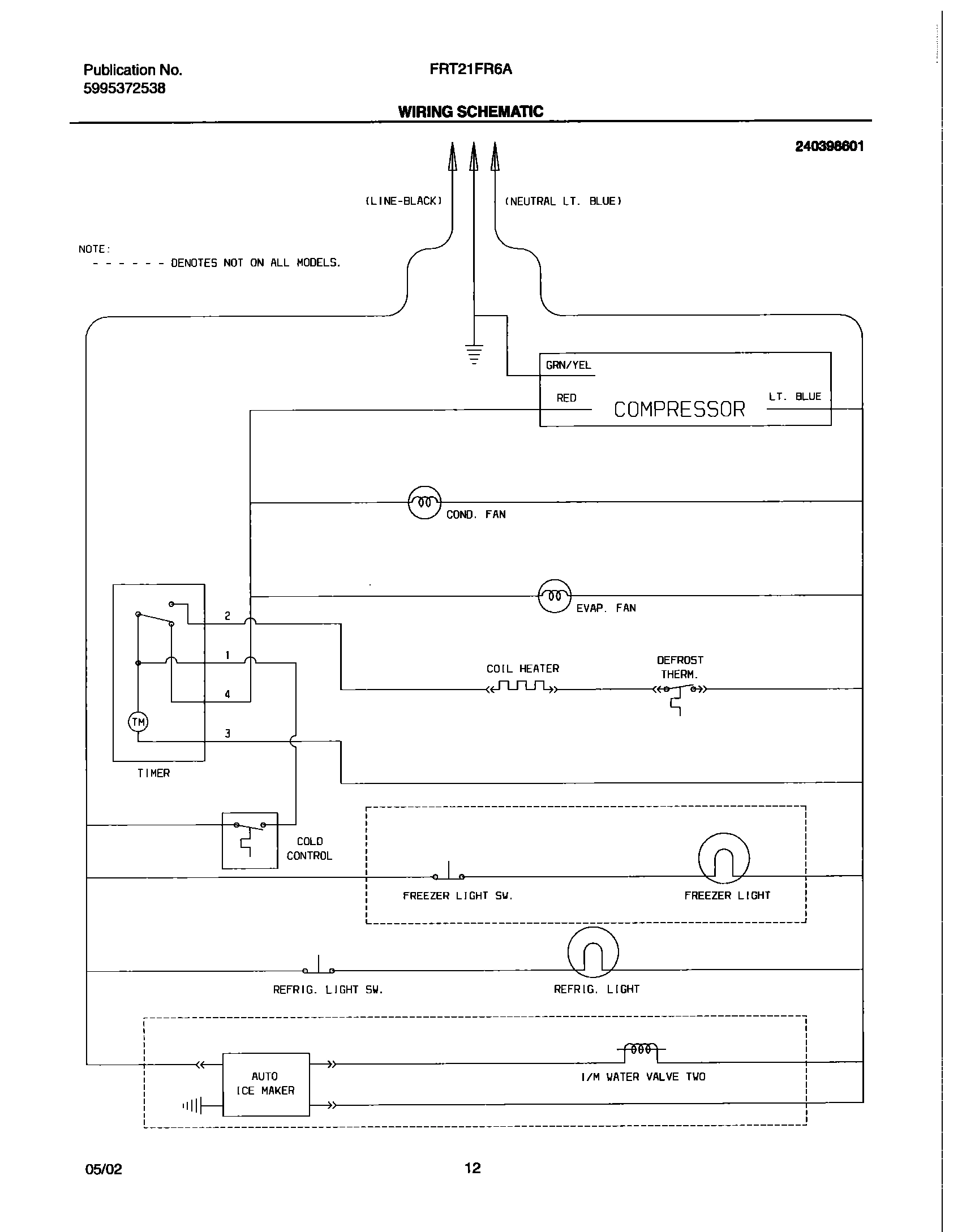 12 - WIRING SCHEMATIC