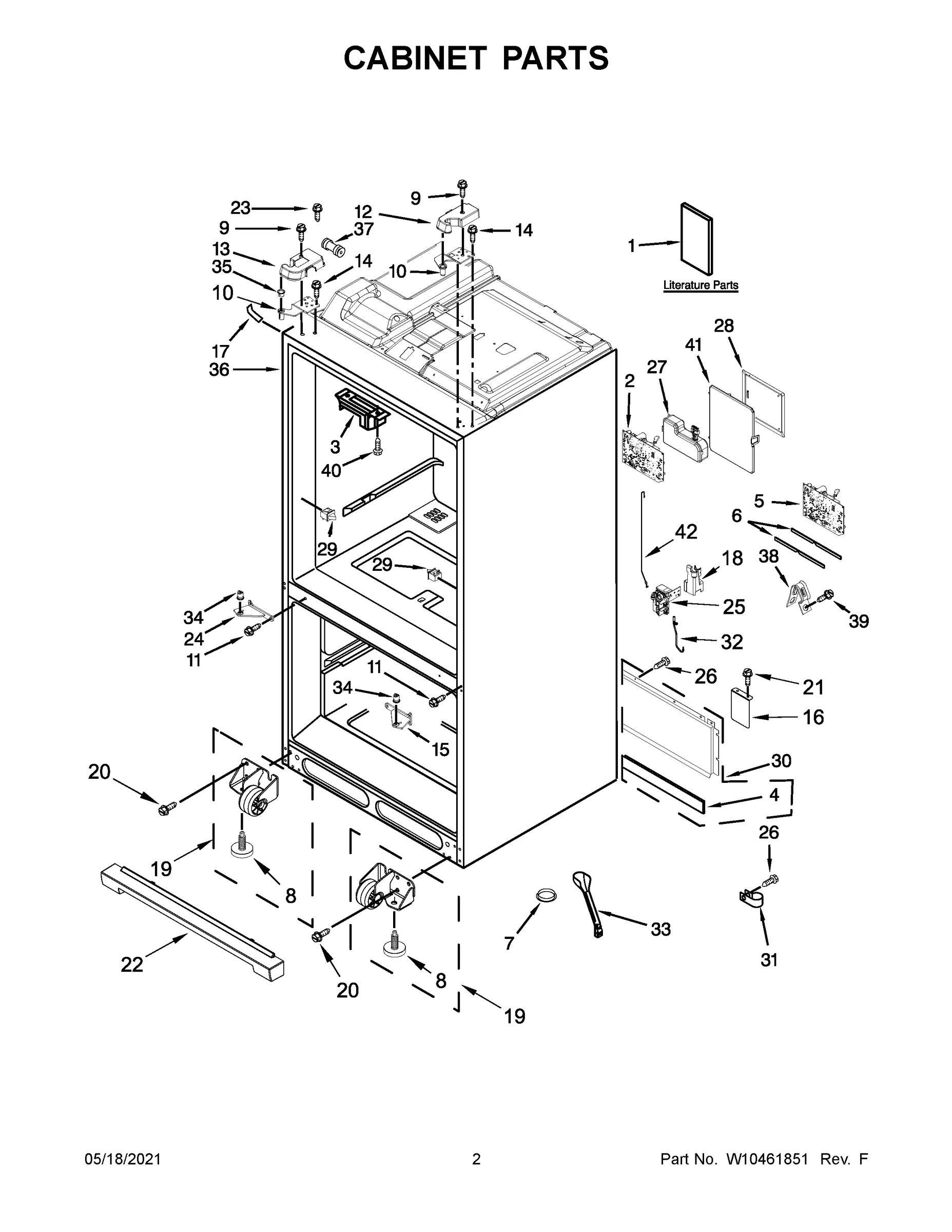 02 - CABINET PARTS