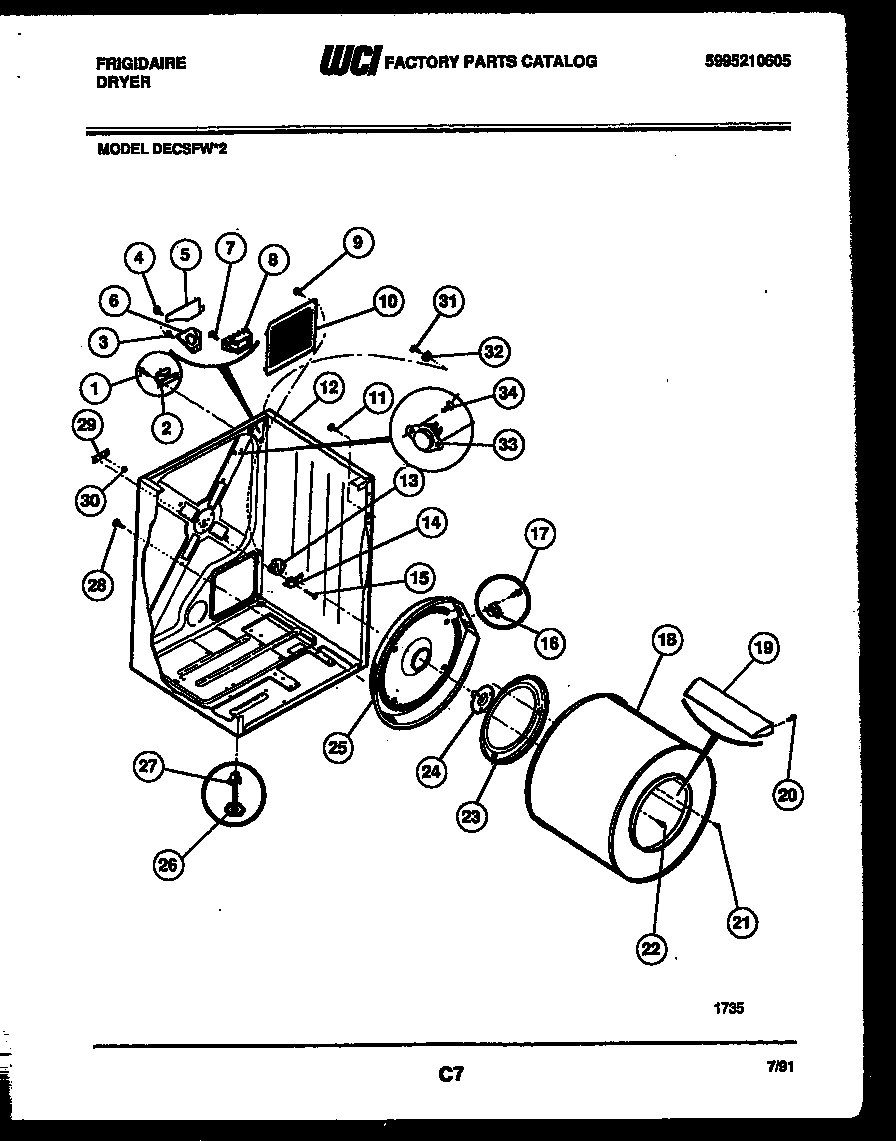 02 - CABINET AND COMPONENT PARTS
