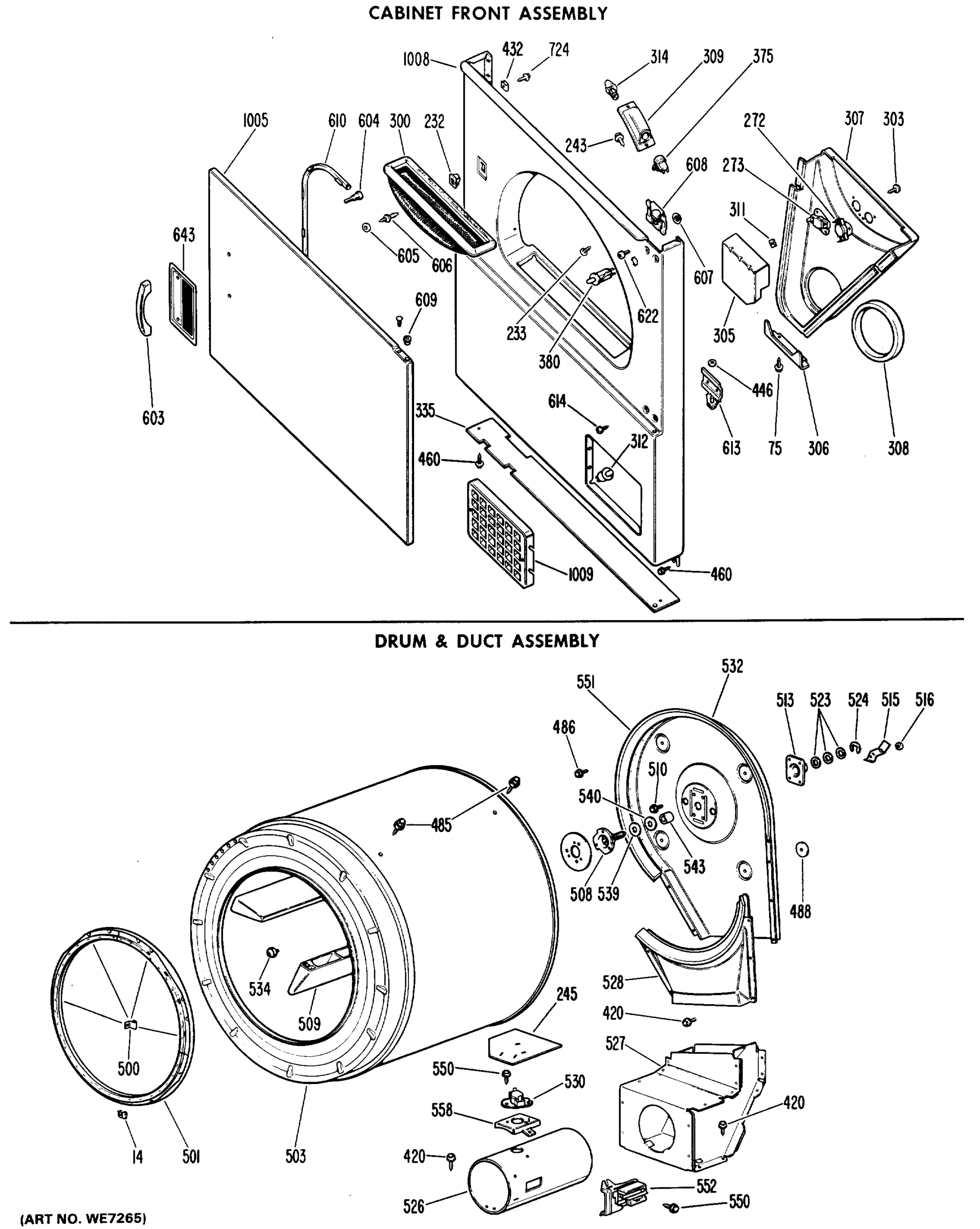 CABINET FRONT ASSEMBLY