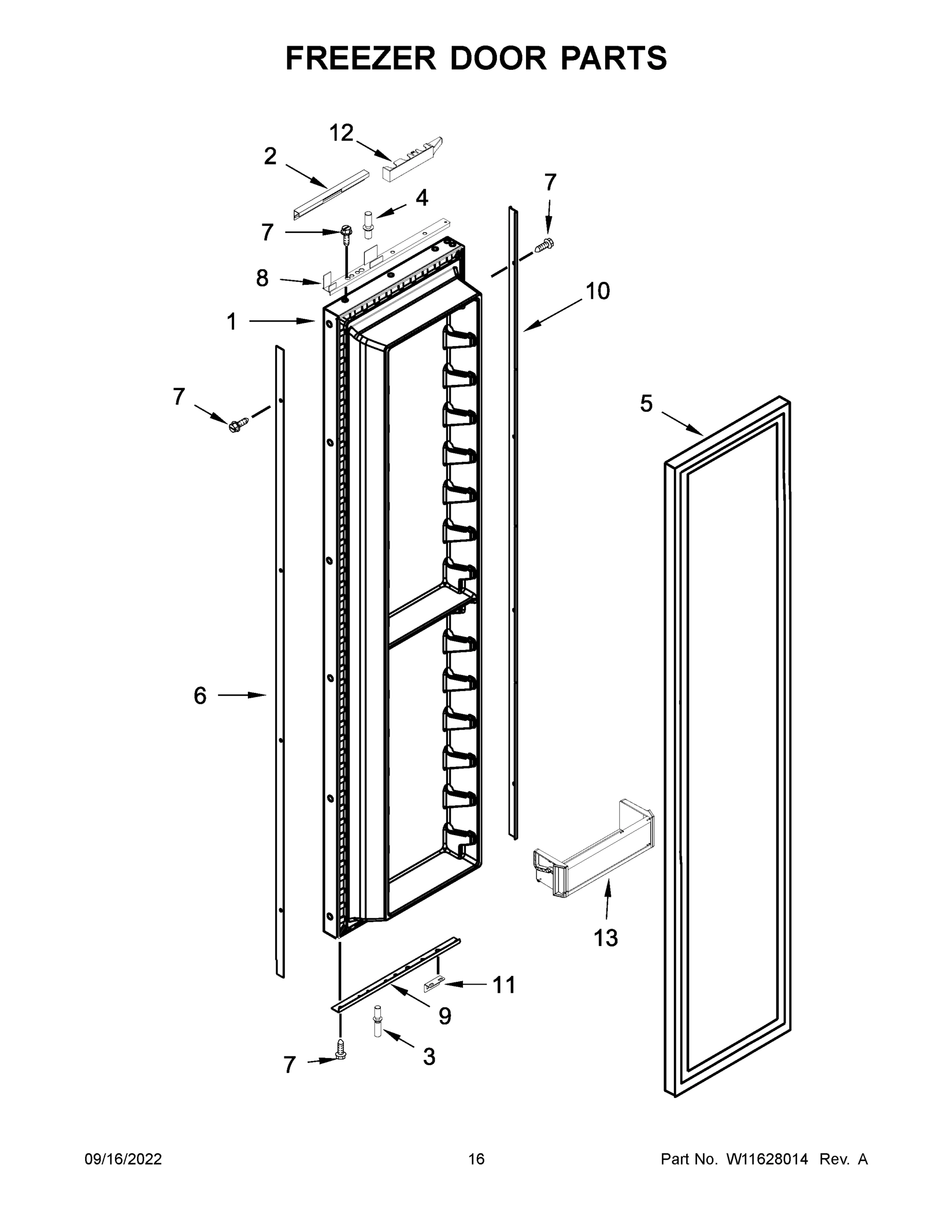 09 - FREEZER DOOR PARTS