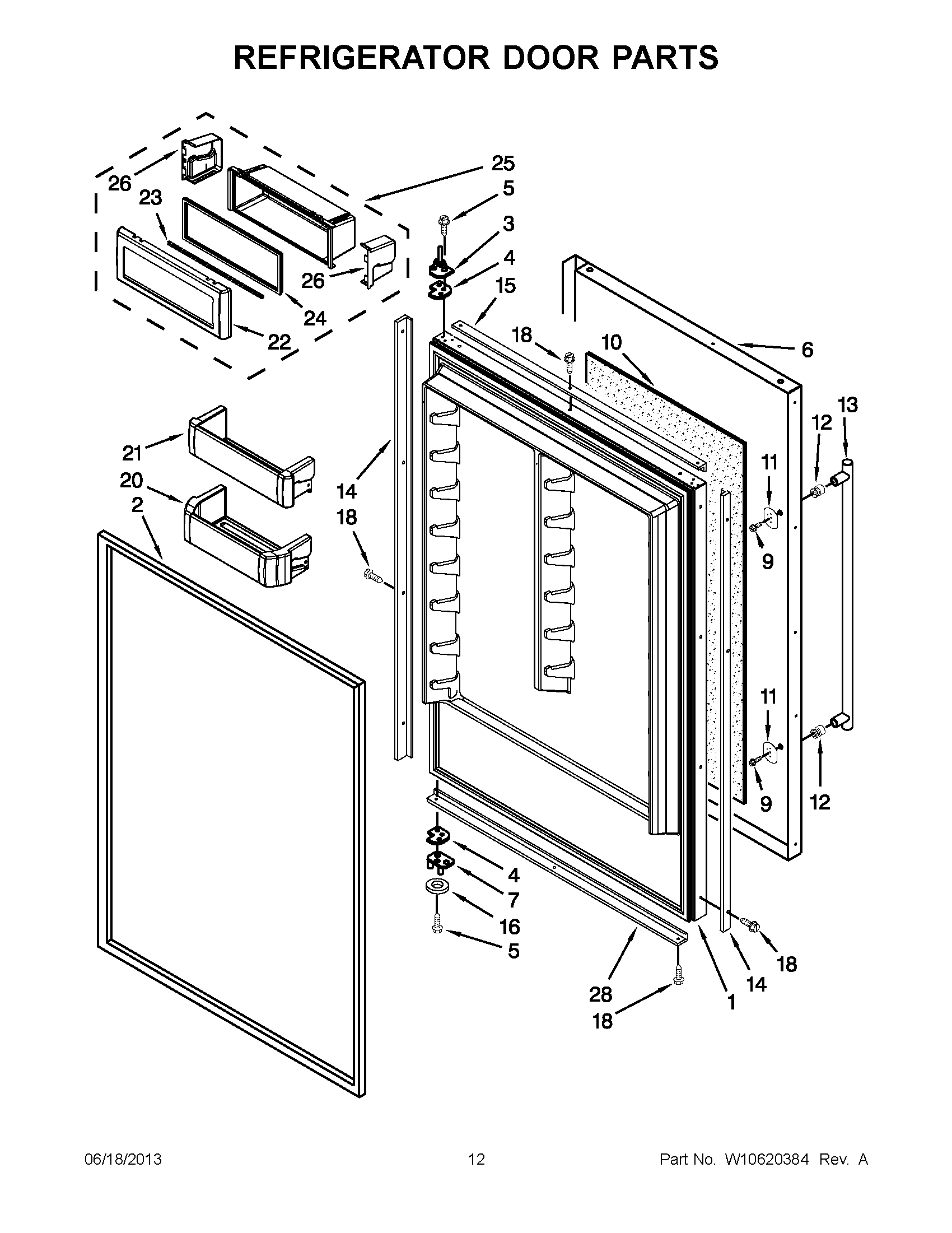 06 - REFRIGERATOR DOOR PARTS