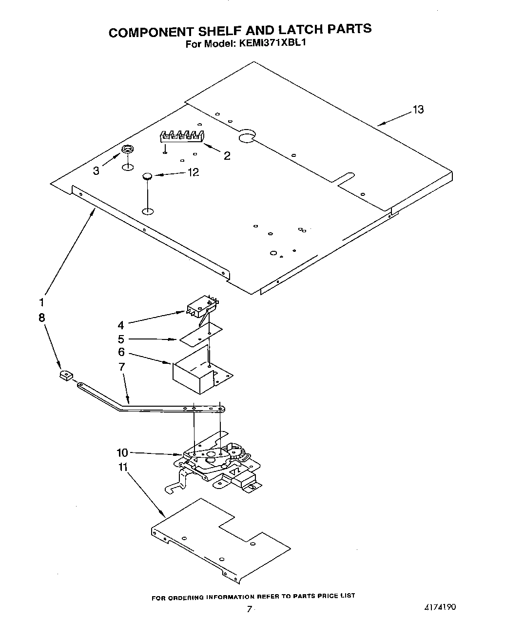 06 - COMPONENT SHELF AND LATCH