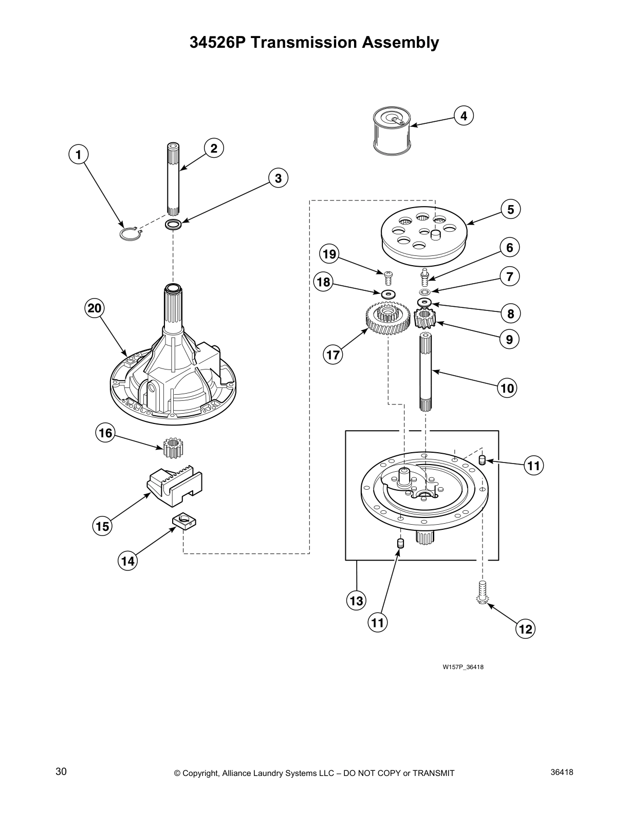 34526P Transmission Assembly