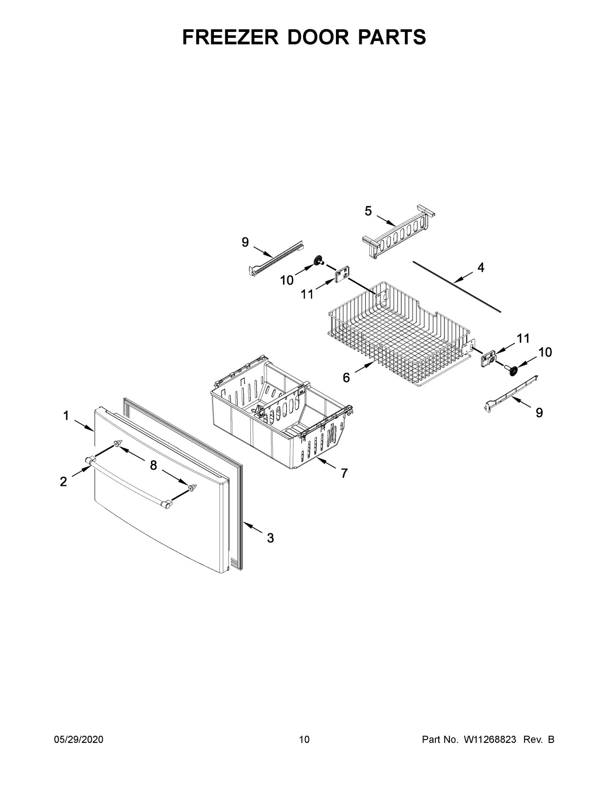 06 - FREEZER DOOR PARTS