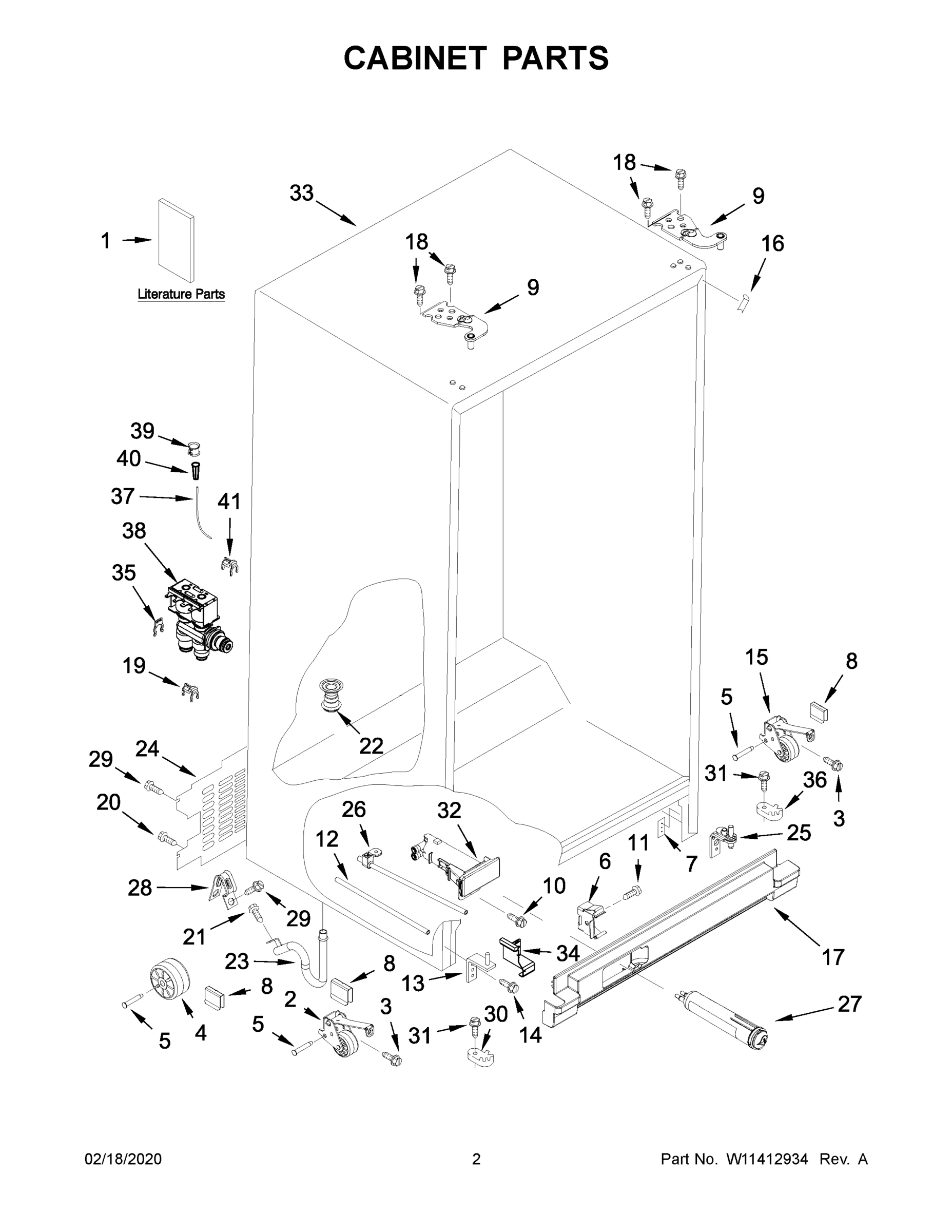 02 - CABINET PARTS