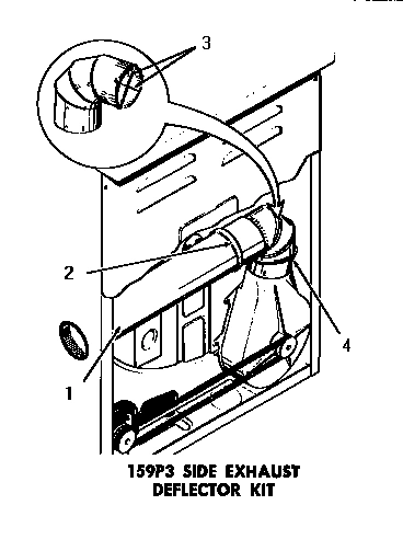 02 - 159P3 SIDE EXHAUST DEFLECTOR KIT