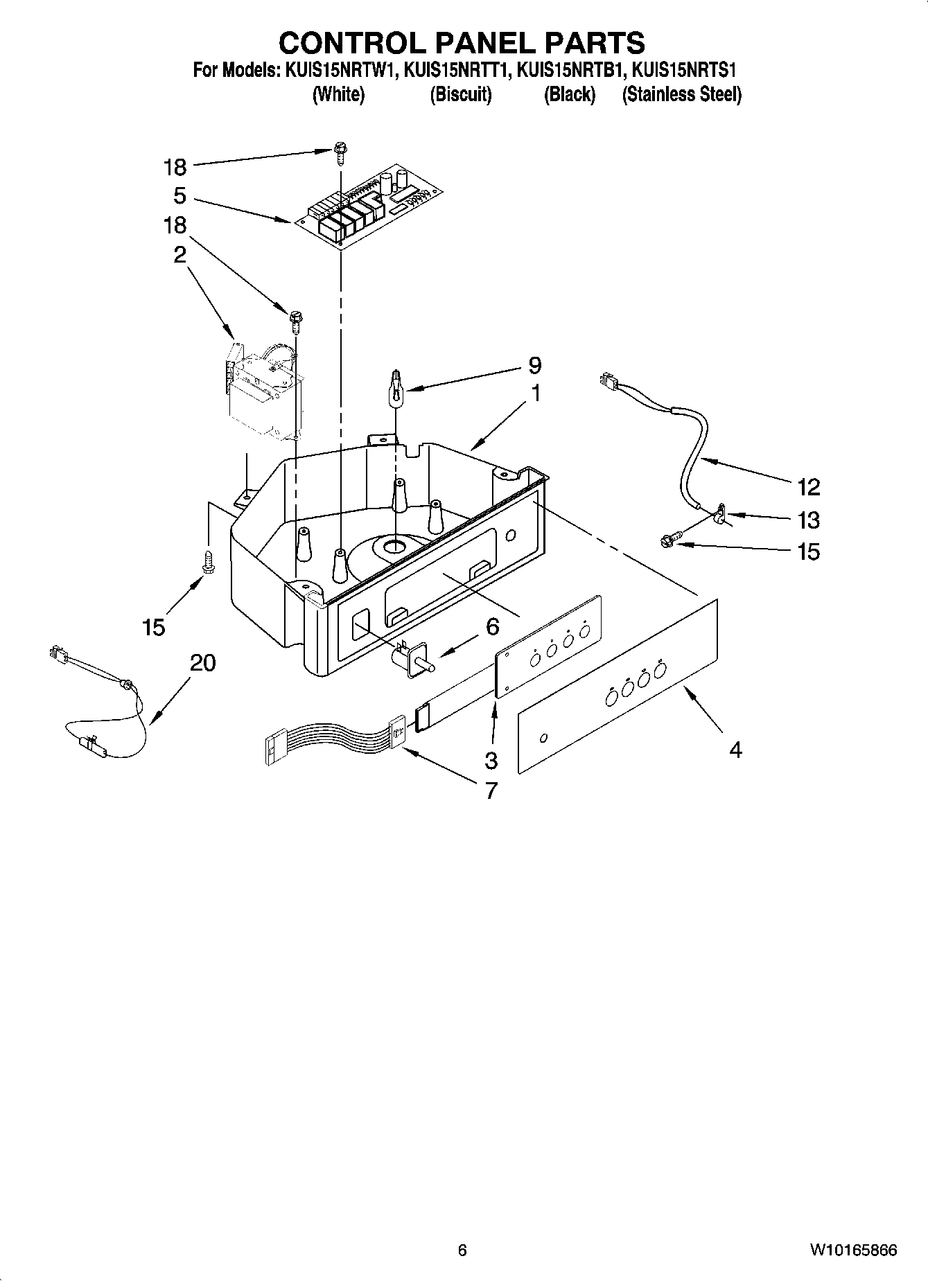 04 - CONTROL PANEL PARTS