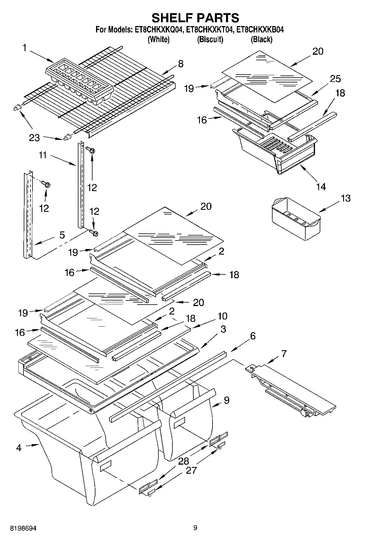 05 - SHELF PARTS, OPTIONAL PARTS