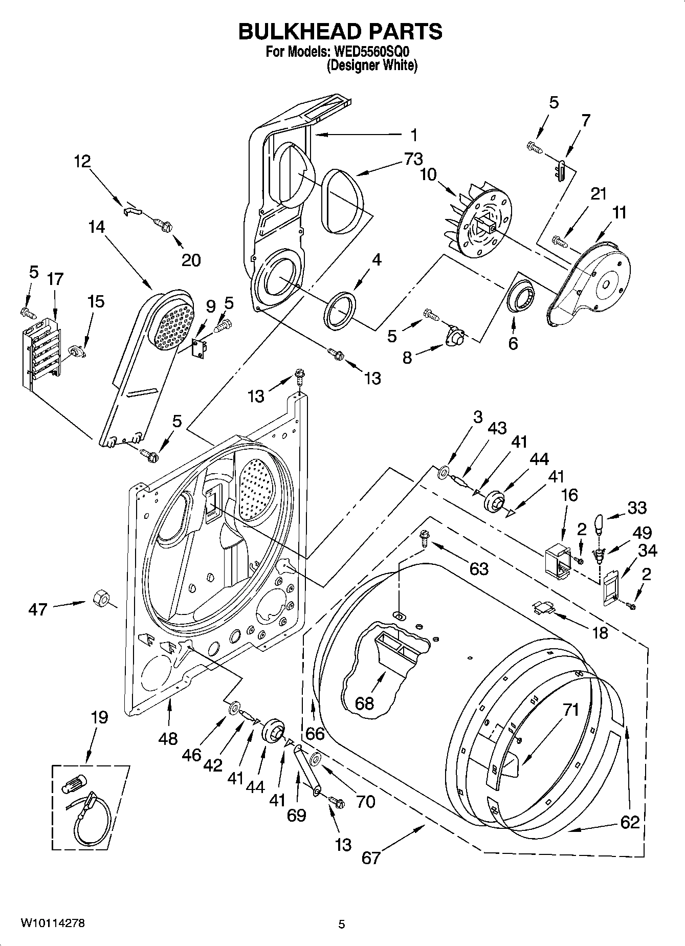 03 - BULKHEAD PARTS, OPTIONAL PARTS (NOT INCLUDED)