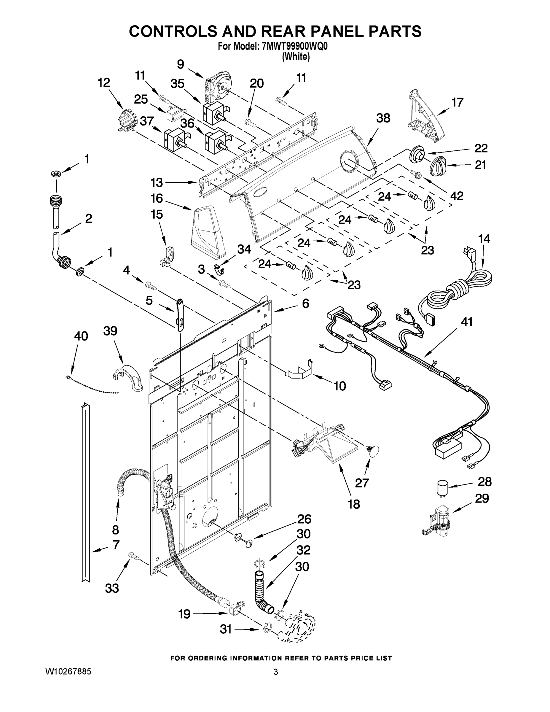 02 - CONTROLS AND REAR PANEL PARTS