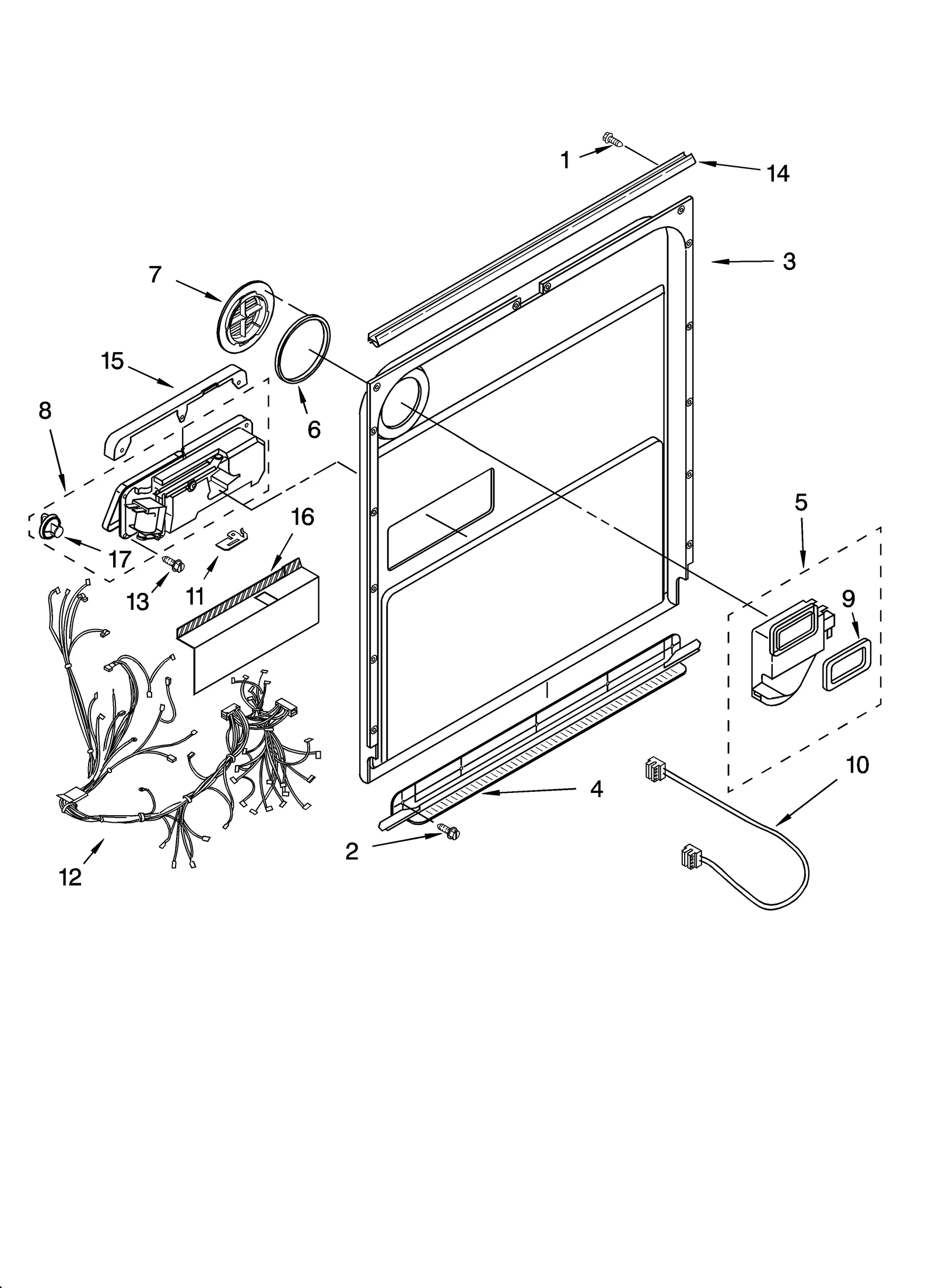 DOOR AND LATCH PARTS