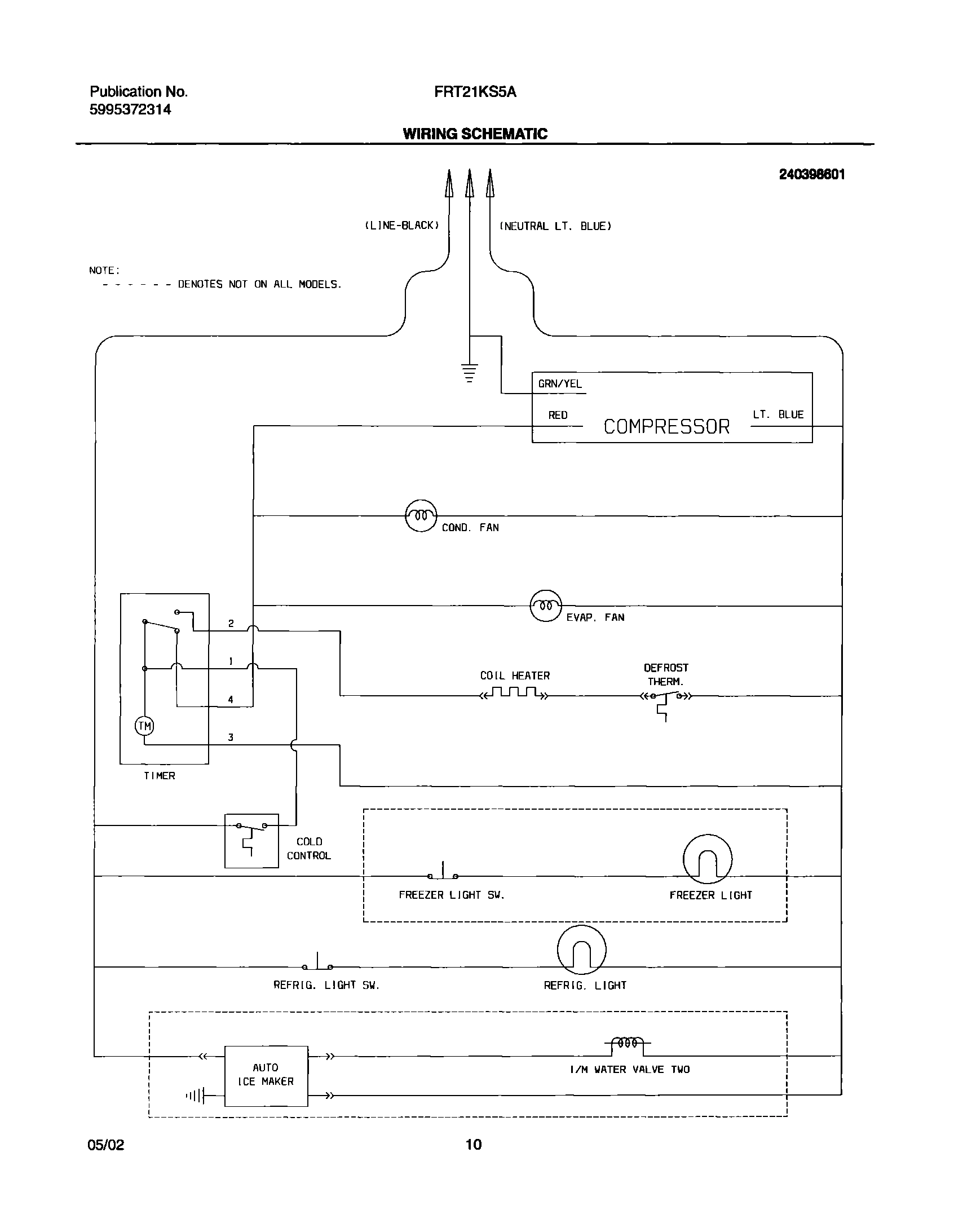 10 - WIRING SCHEMATIC