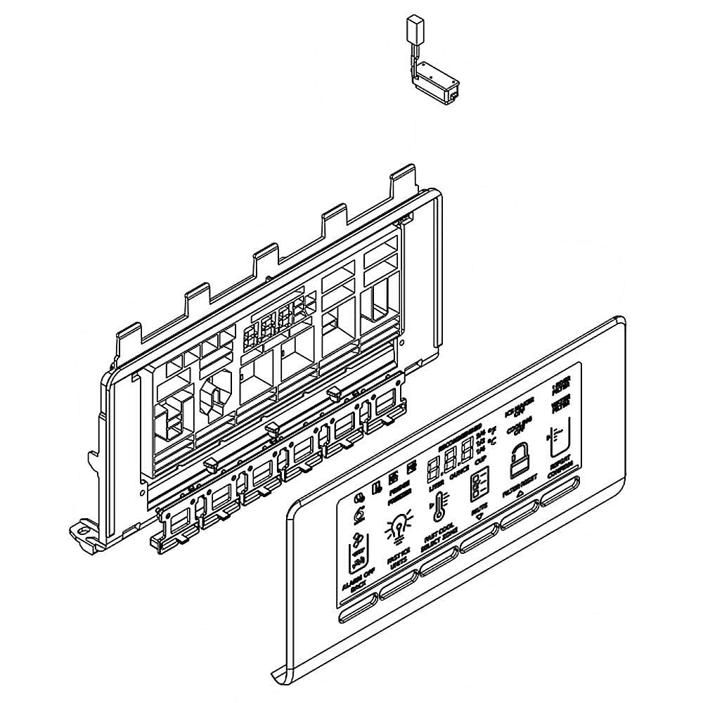 W10822644 Whirlpool Refrigerator Electronic Control Board + Core