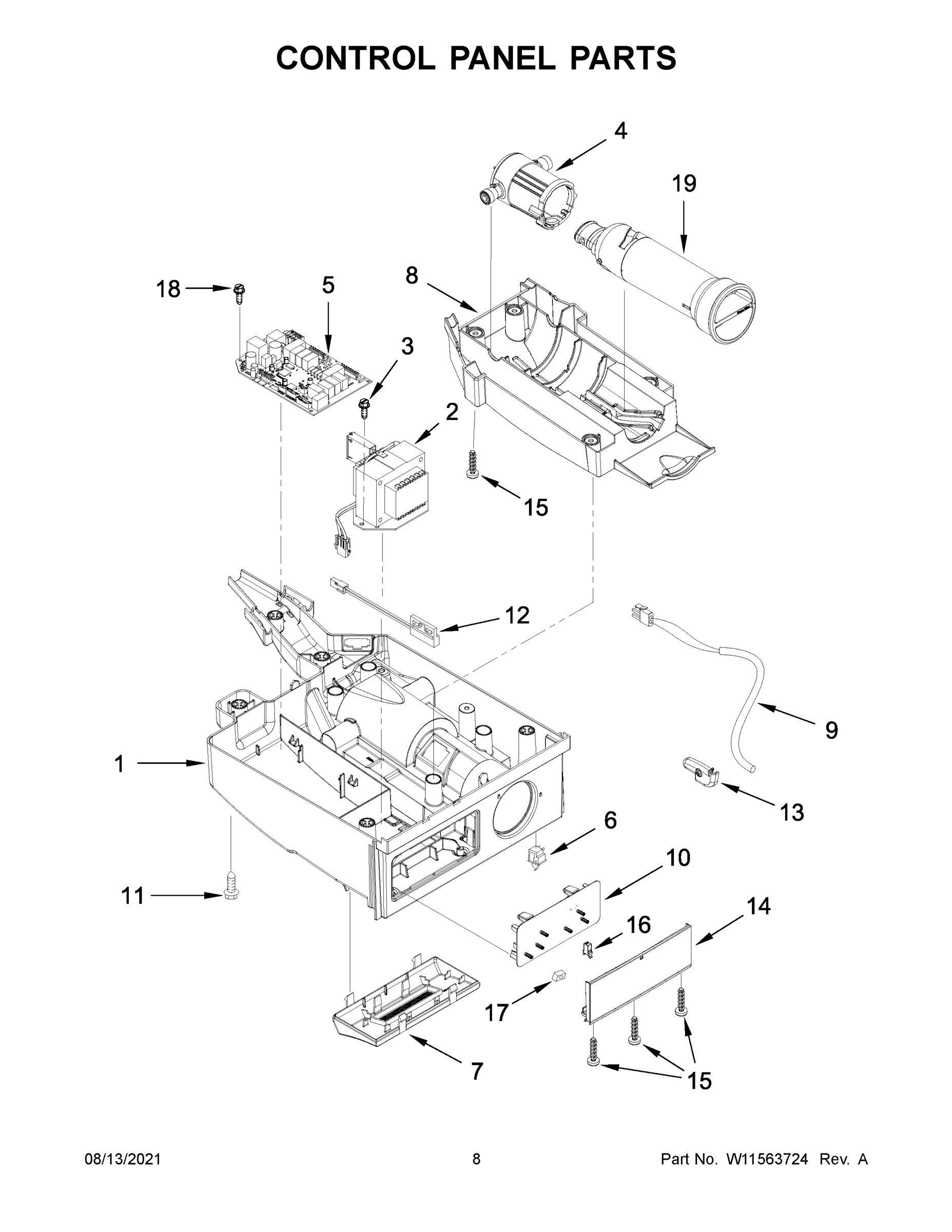 05 - CONTROL PANEL PARTS