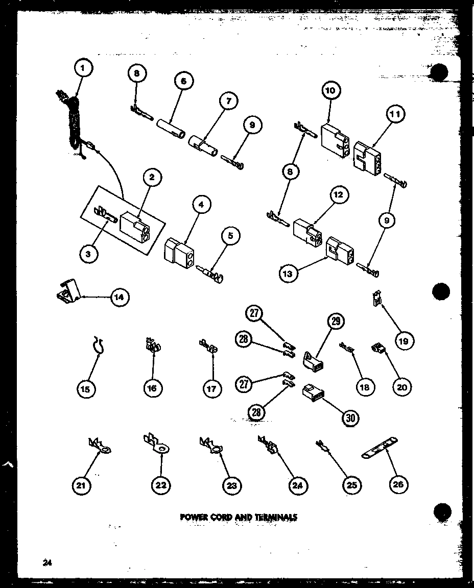 08 - POWER CORD AND TERMINALS