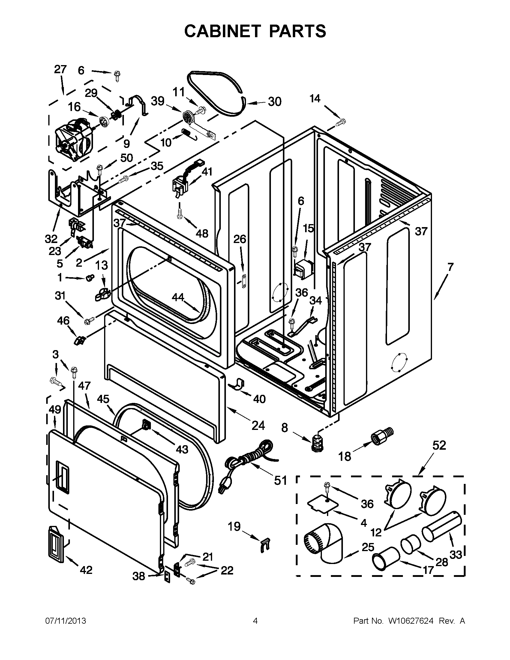 02 - CABINET PARTS