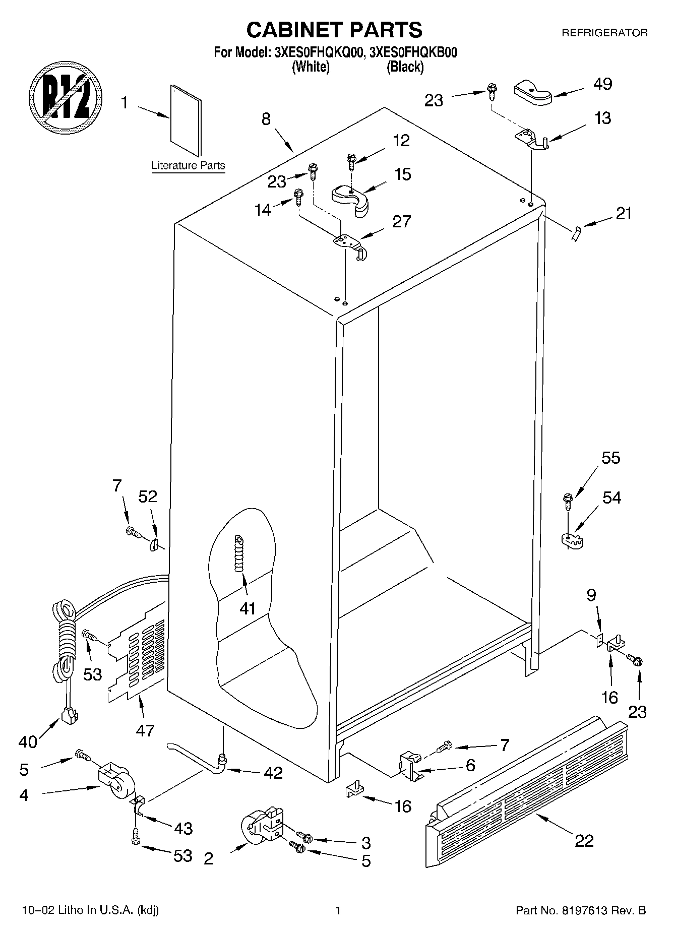 01 - CABINET, LITERATURE