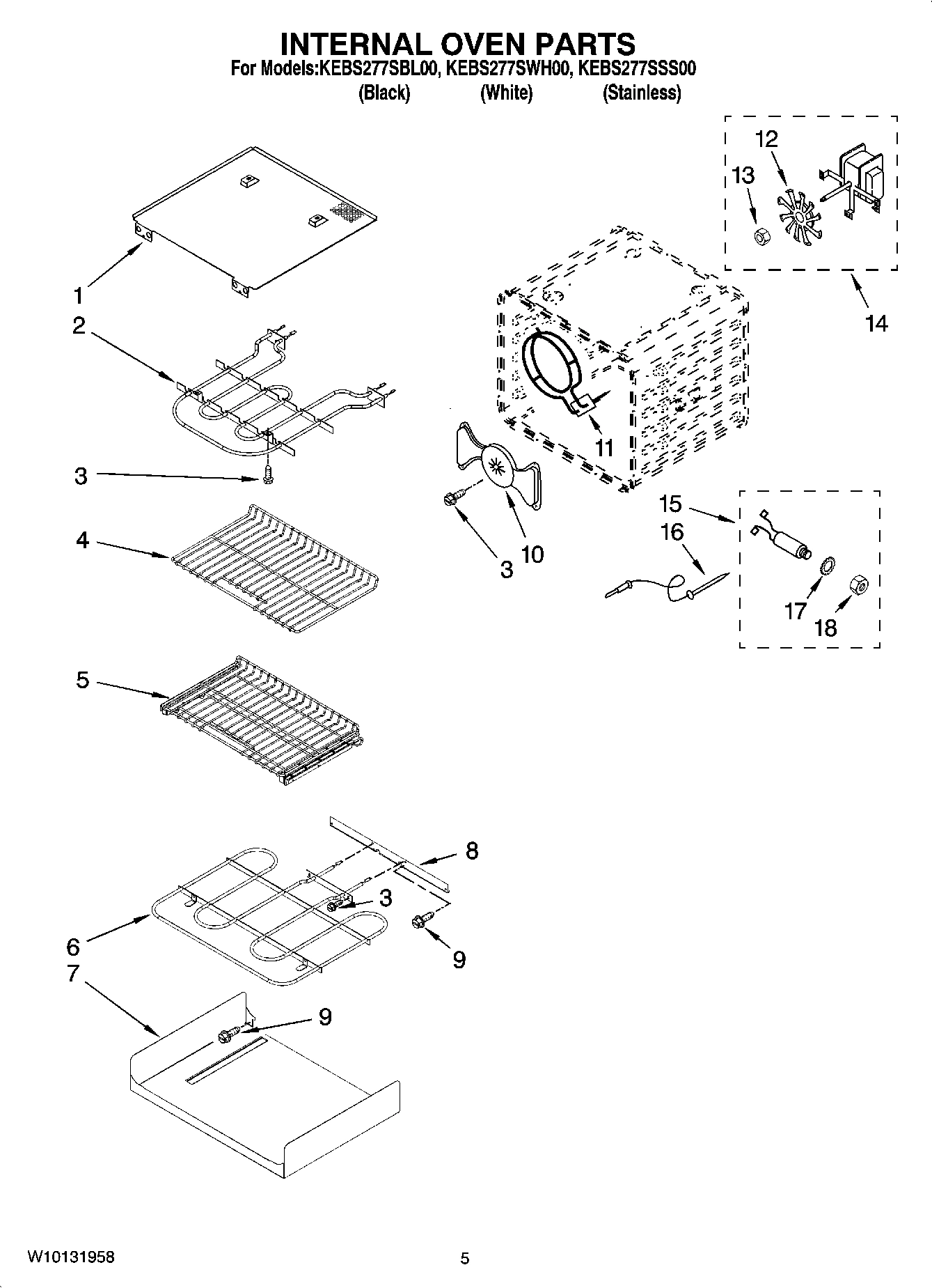 04 - INTERNAL OVEN PARTS