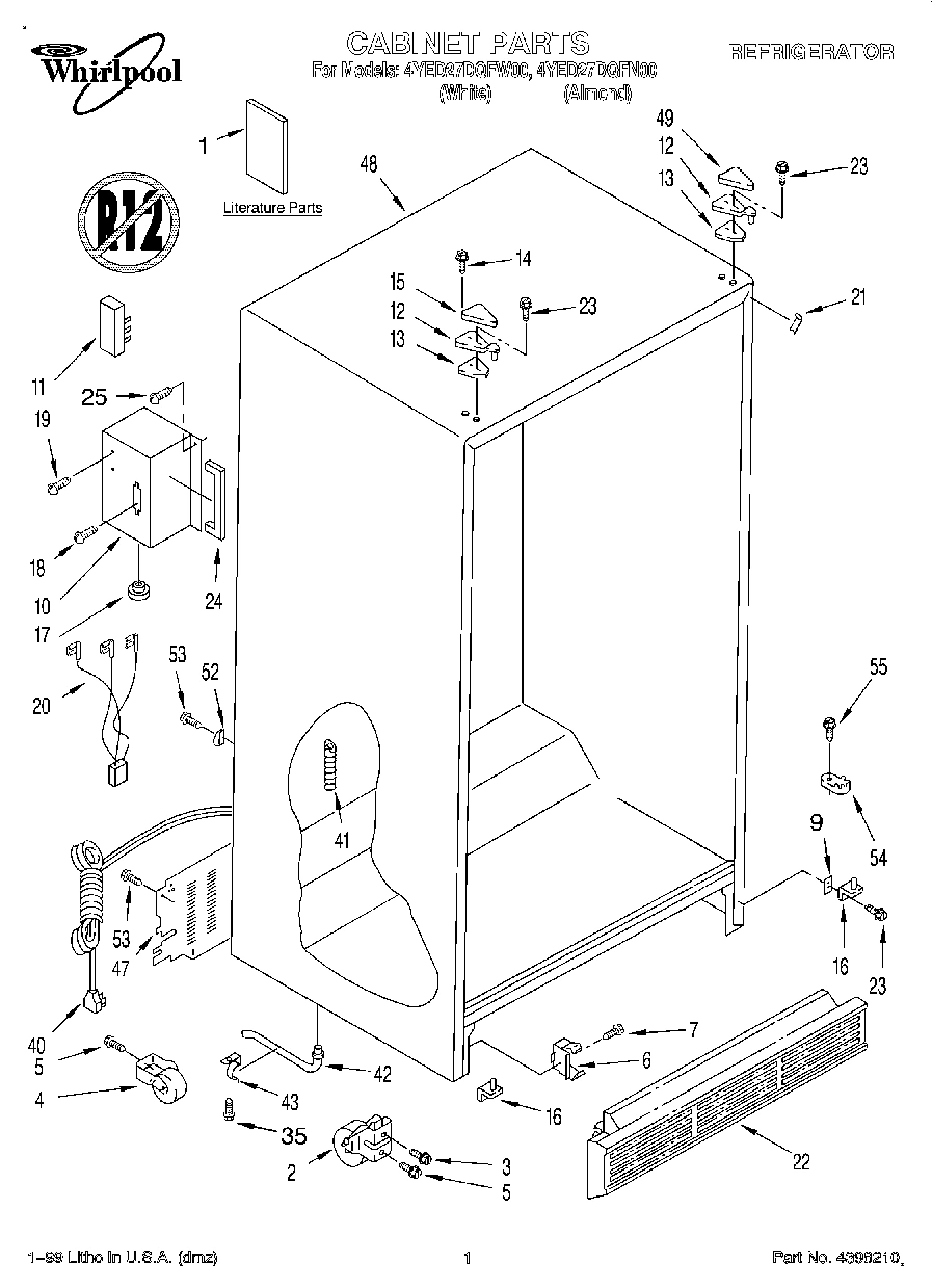01 - CABINET, LITERATURE
