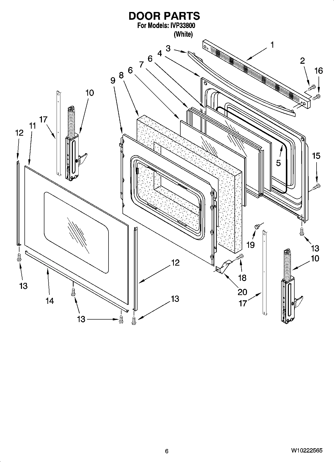 05 - DOOR PARTS, OPTIONAL PARTS (NOT INCLUDED)