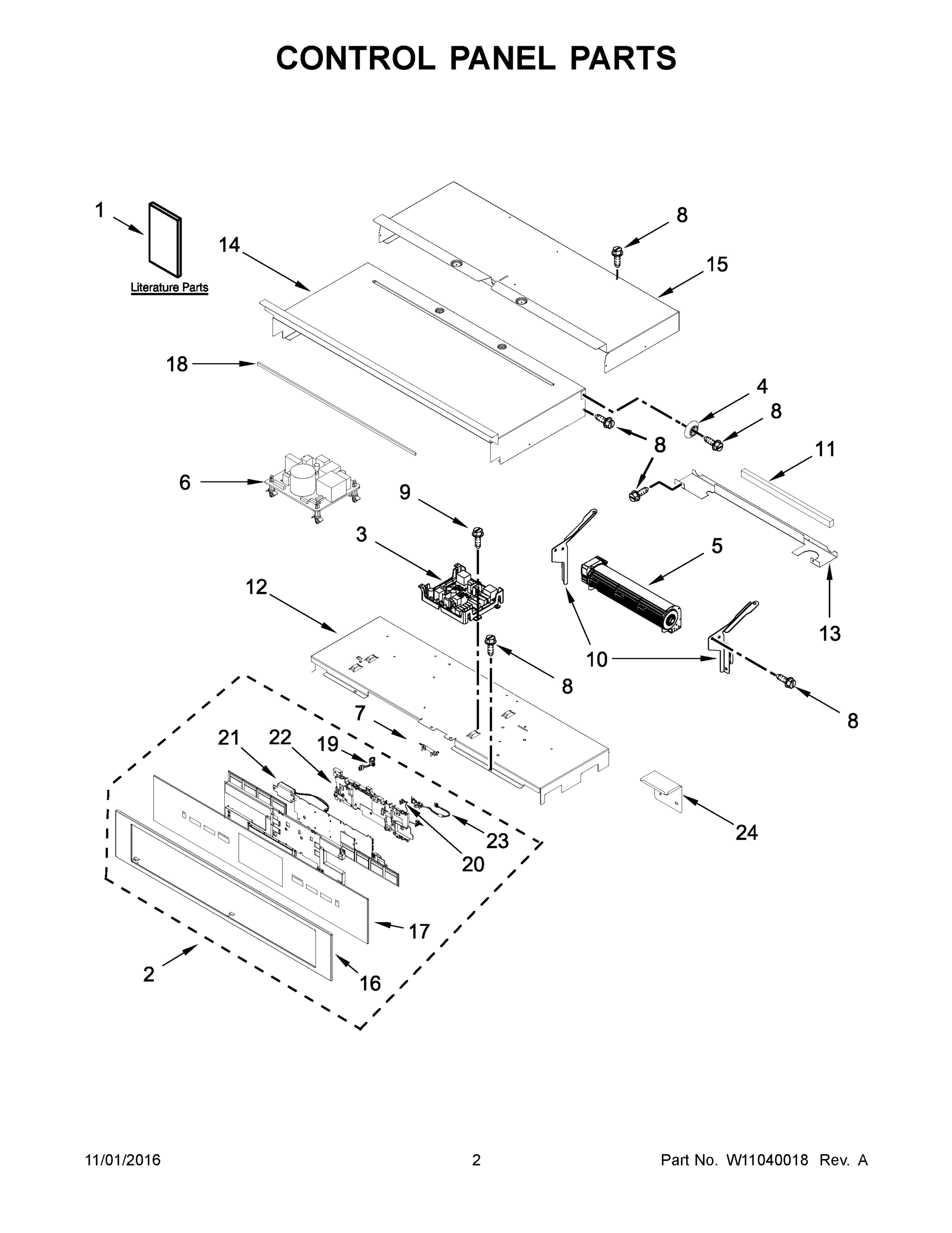 02 - CONTROL PANEL PARTS