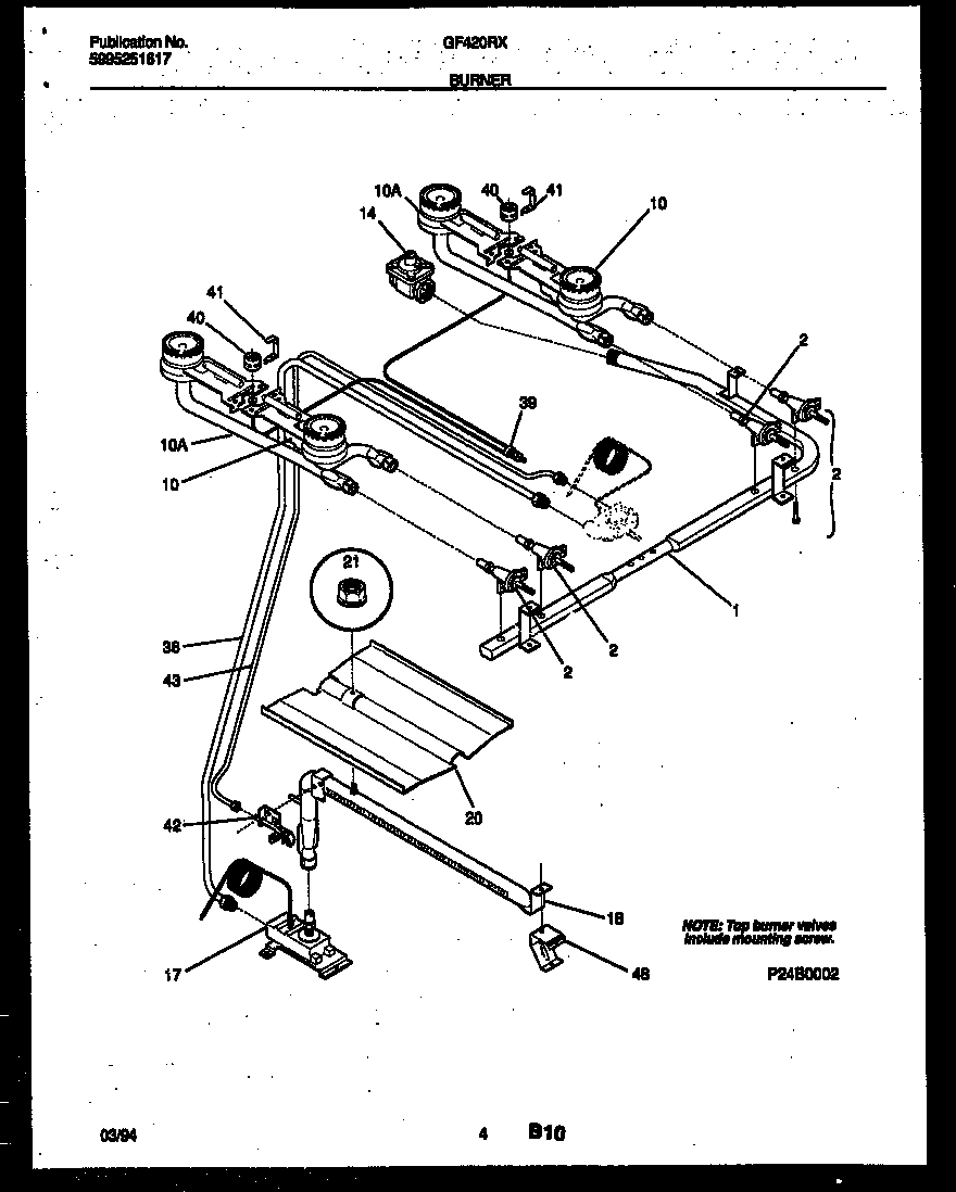 03 - BURNER, MANIFOLD AND GAS CONTROL
