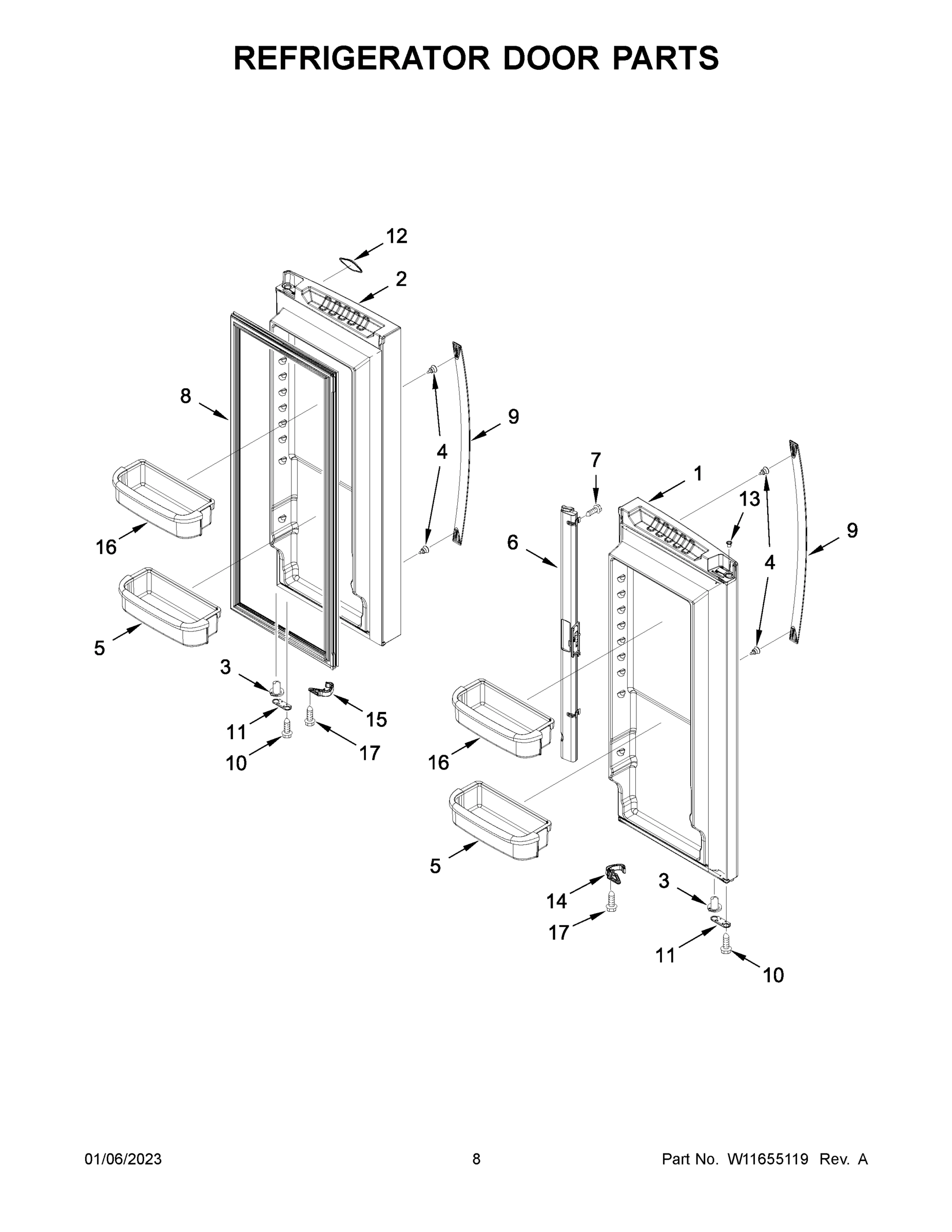 05 - REFRIGERATOR DOOR PARTS
