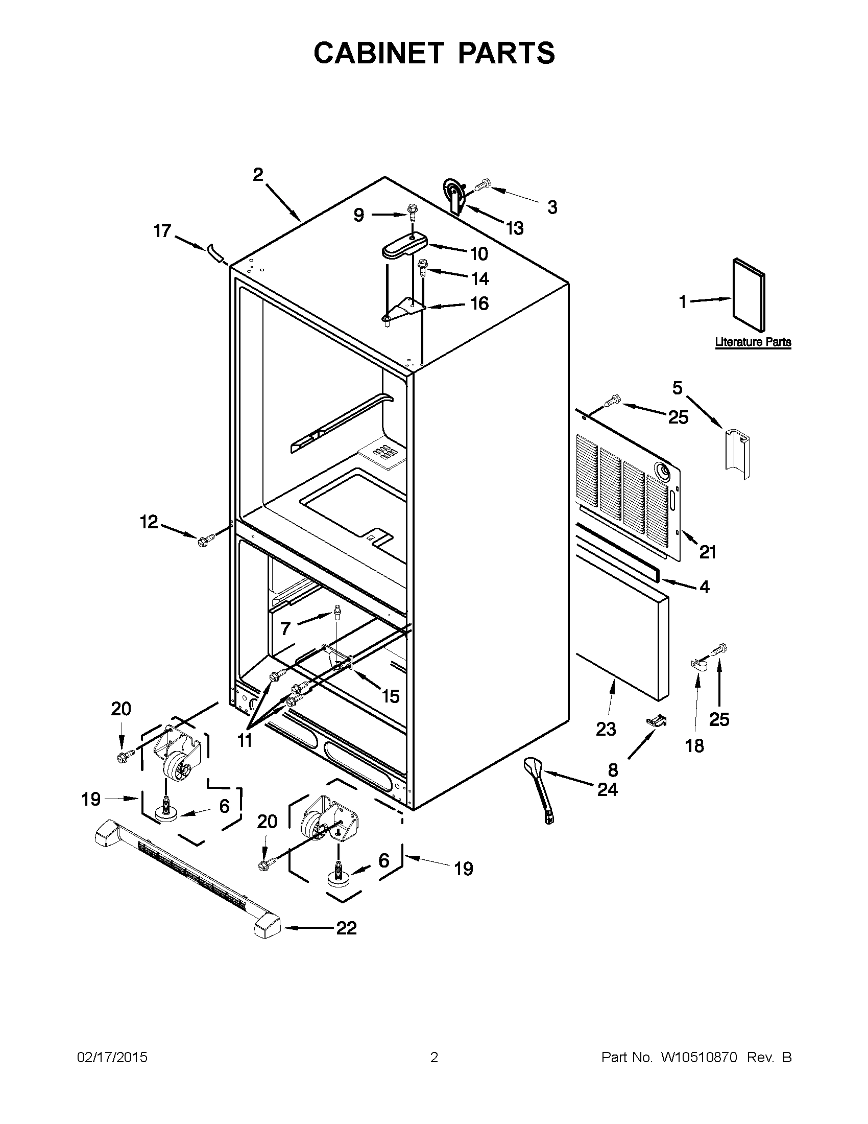 02 - CABINET PARTS