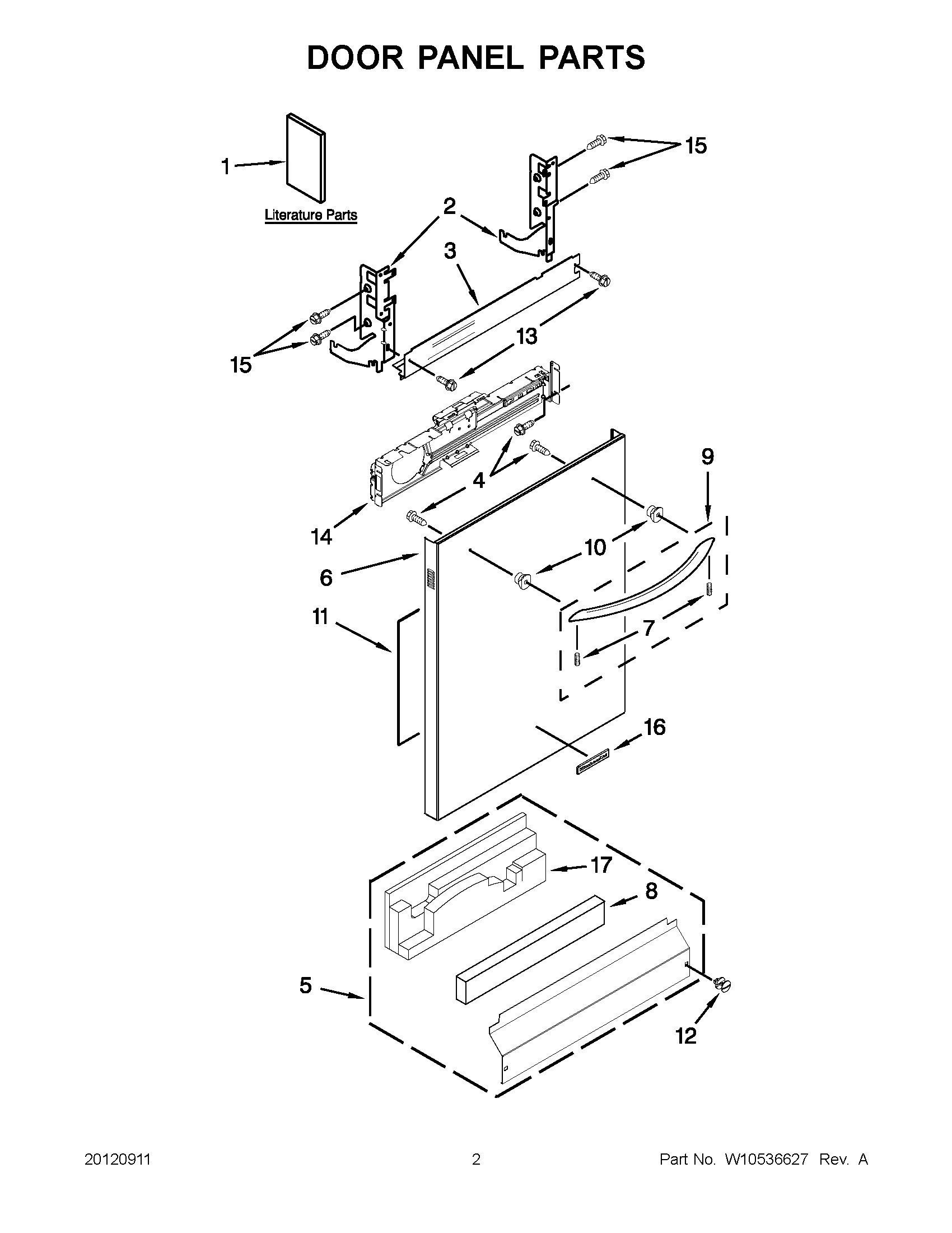 01 - DOOR PANEL PARTS