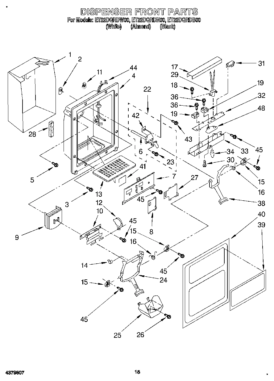 09 - DISPENSER FRONT