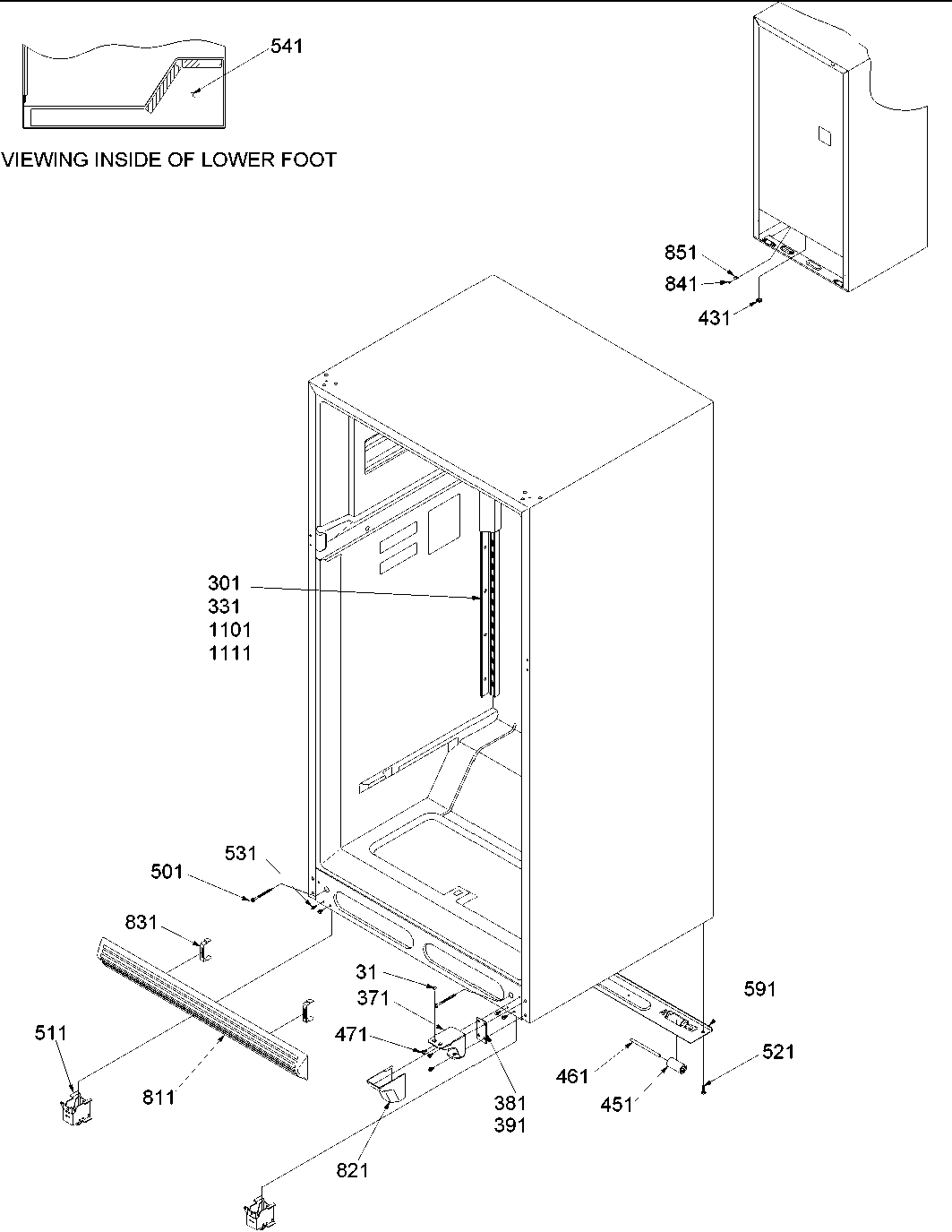 08 - Ladders, Lower Cabinet & Roller Assy