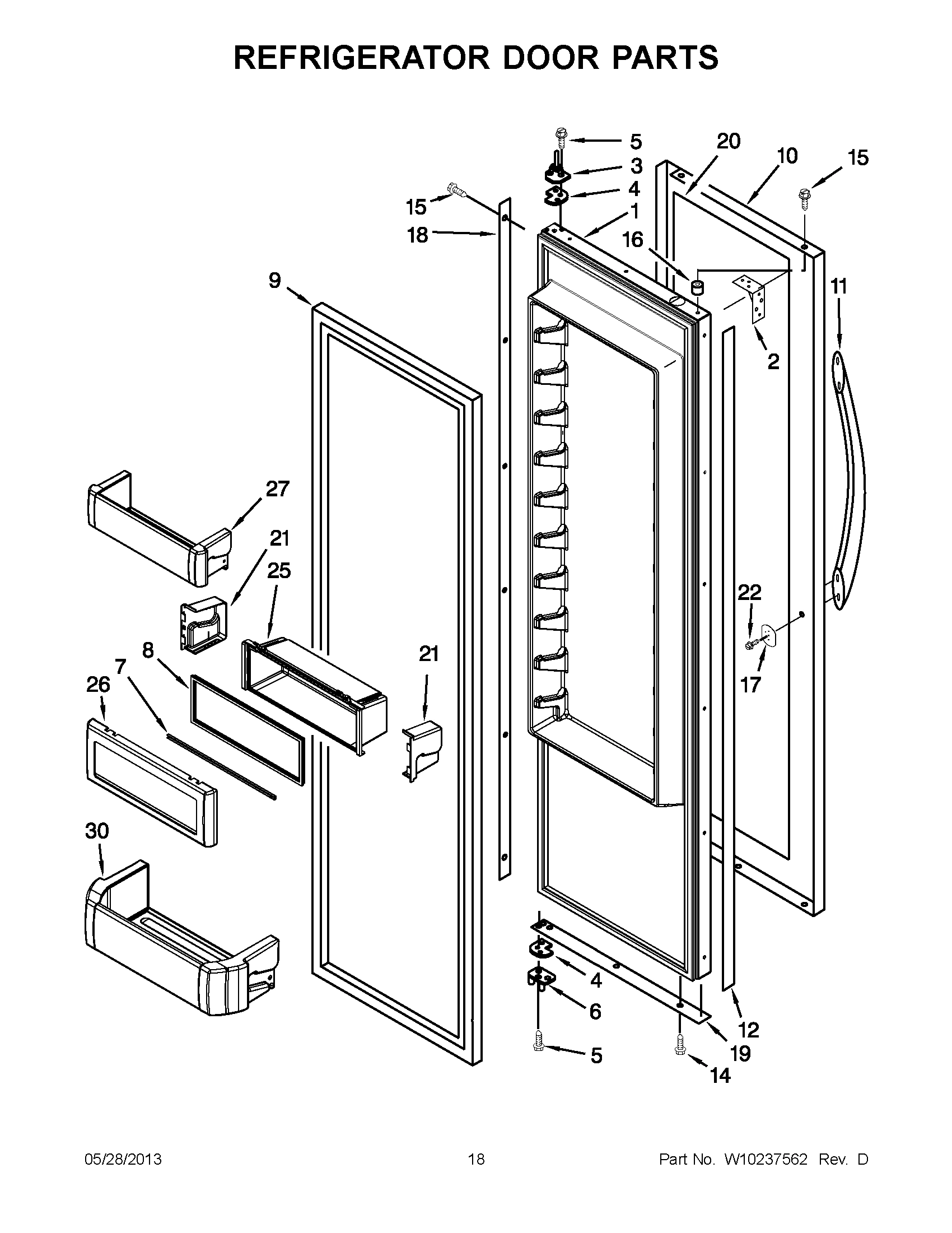 09 - REFRIGERATOR DOOR PARTS