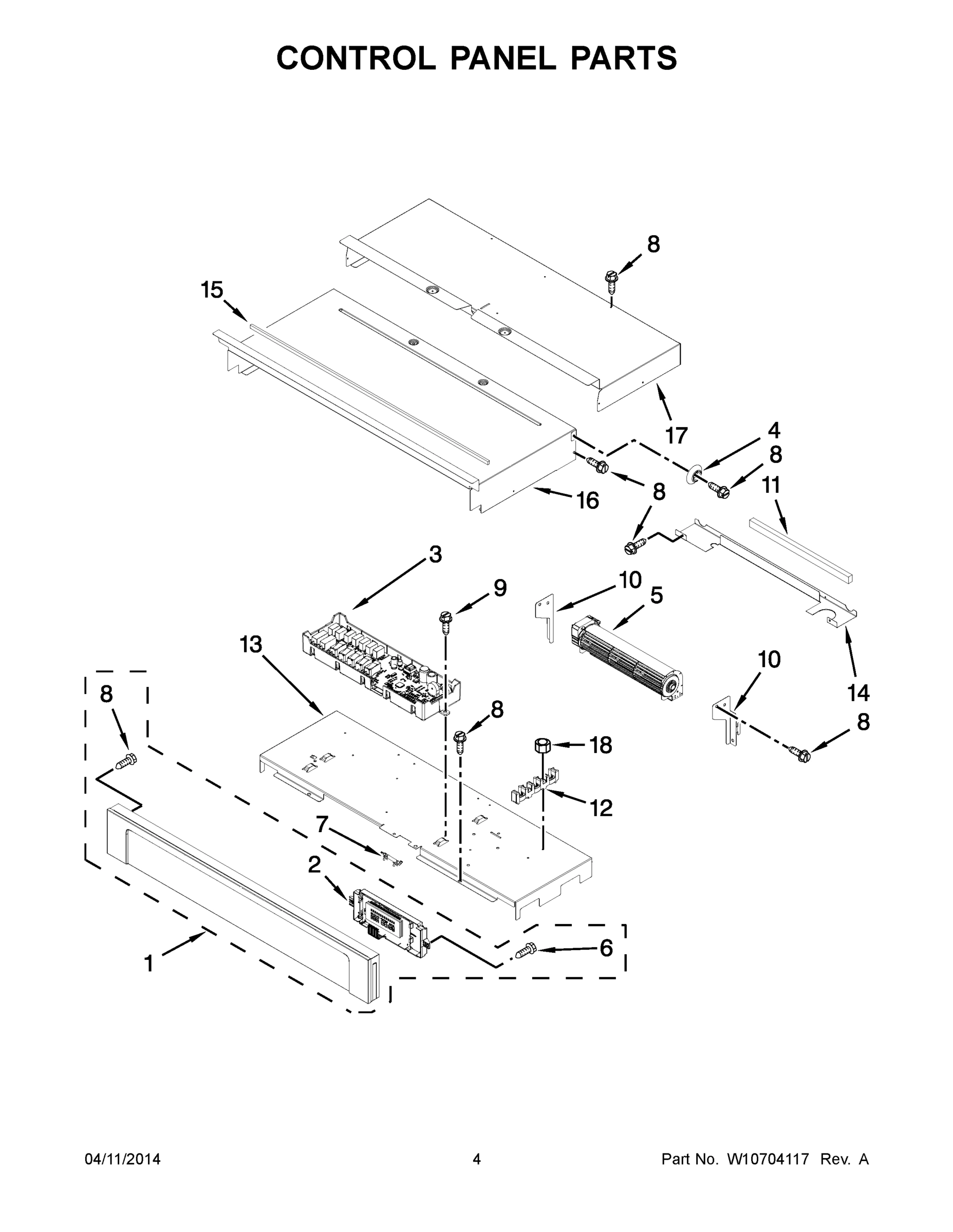 03 - CONTROL PANEL PARTS