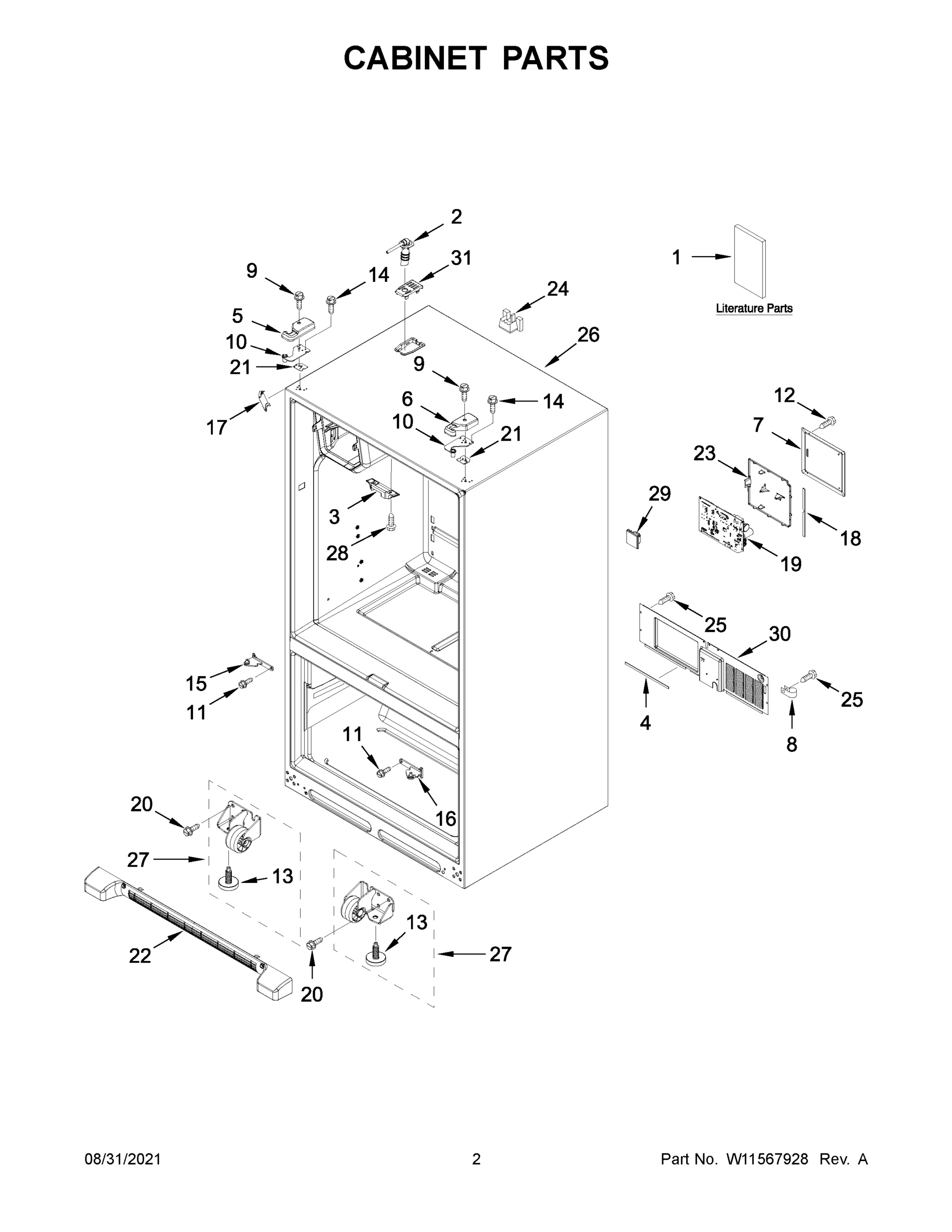 02 - CABINET PARTS